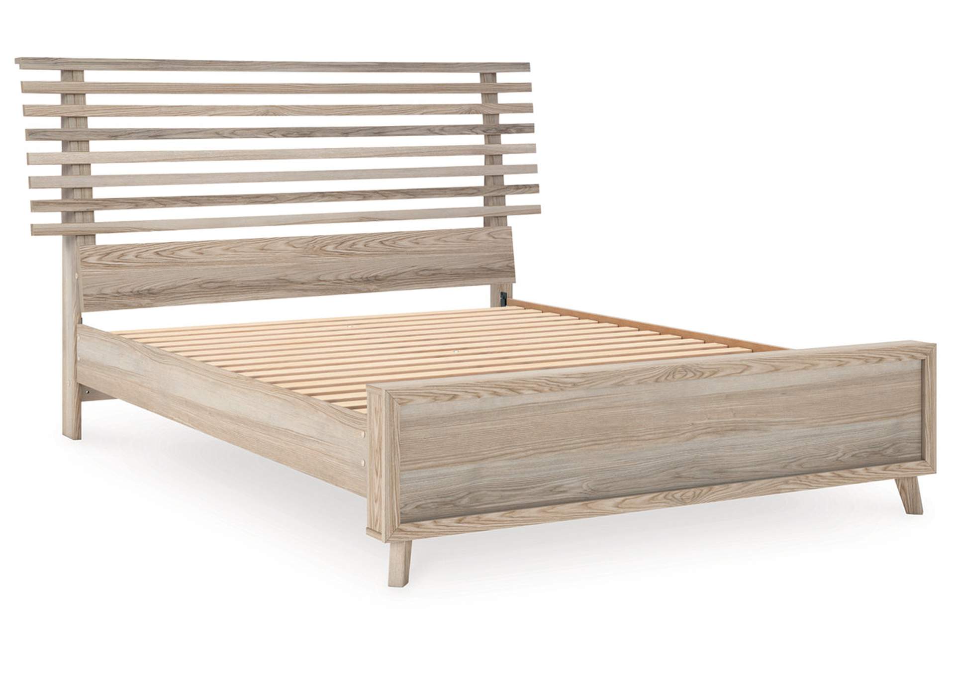 Hasbrick Queen Slat Panel Bed,Signature Design By Ashley