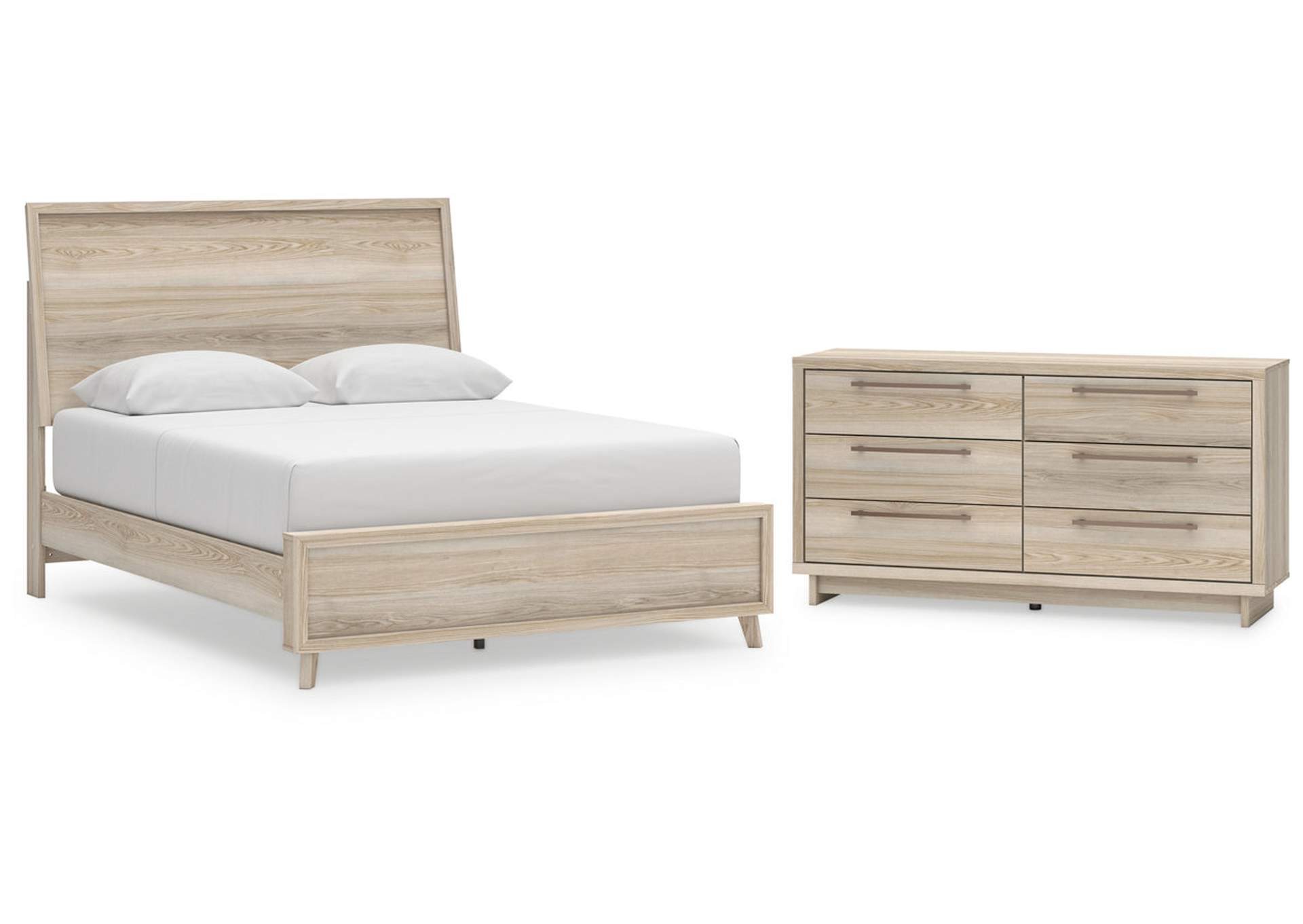 Hasbrick Queen Panel Bed with Dresser,Signature Design By Ashley