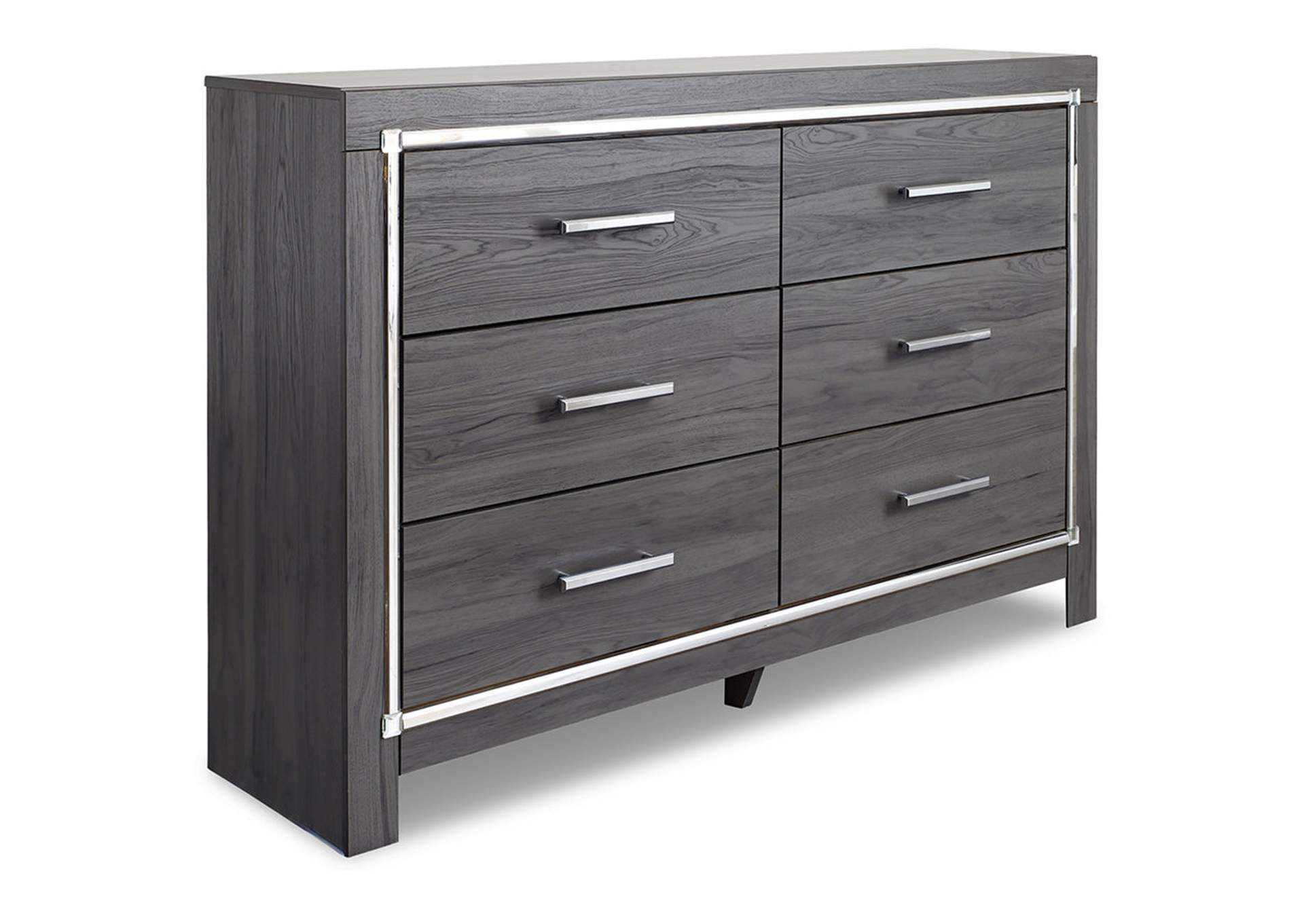 Lodanna King Upholstered Panel Bed, Dresser, Mirror and Nightstand,Signature Design By Ashley