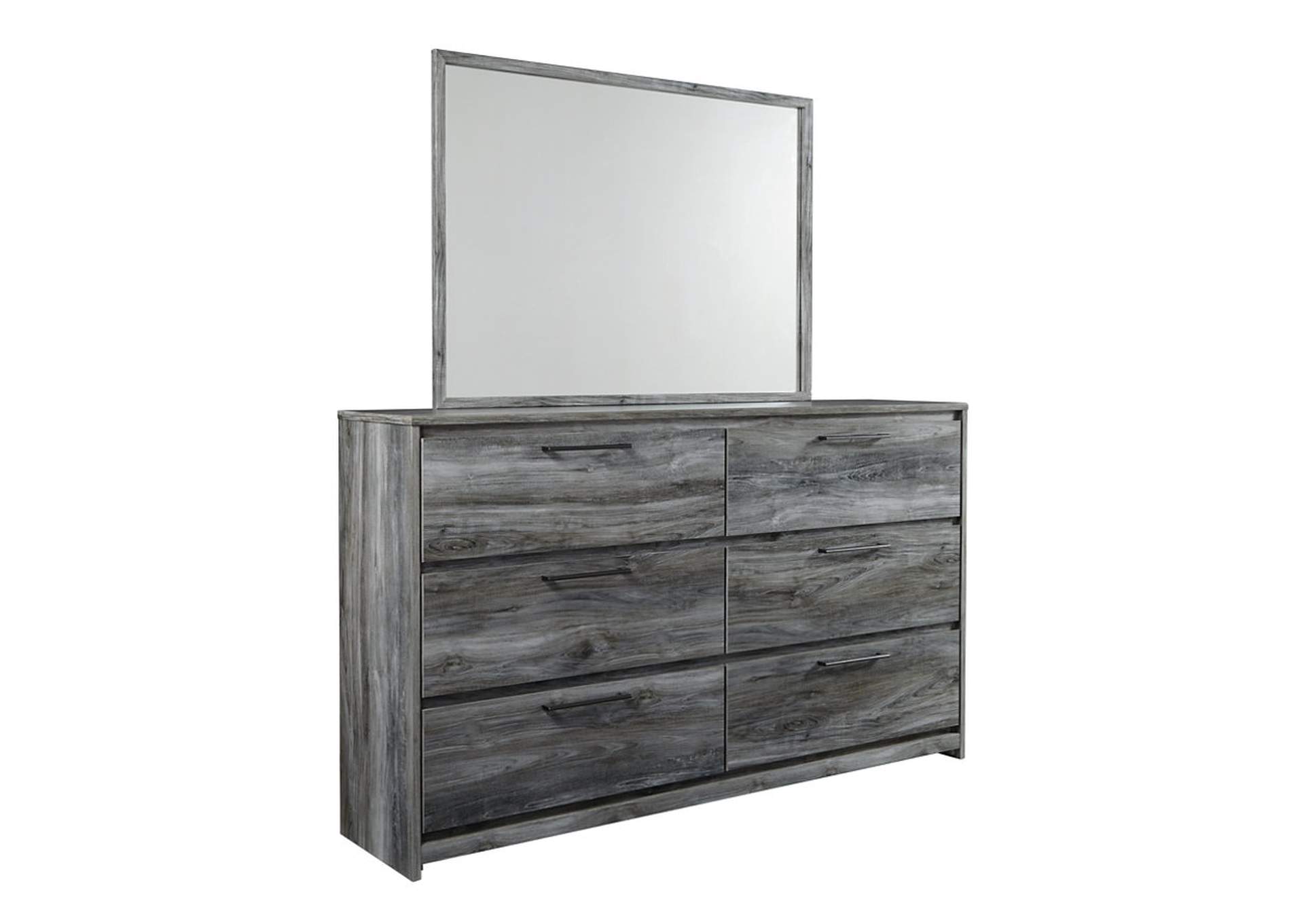 Baystorm Twin Panel Headboard with Mirrored Dresser and Nightstand,Signature Design By Ashley