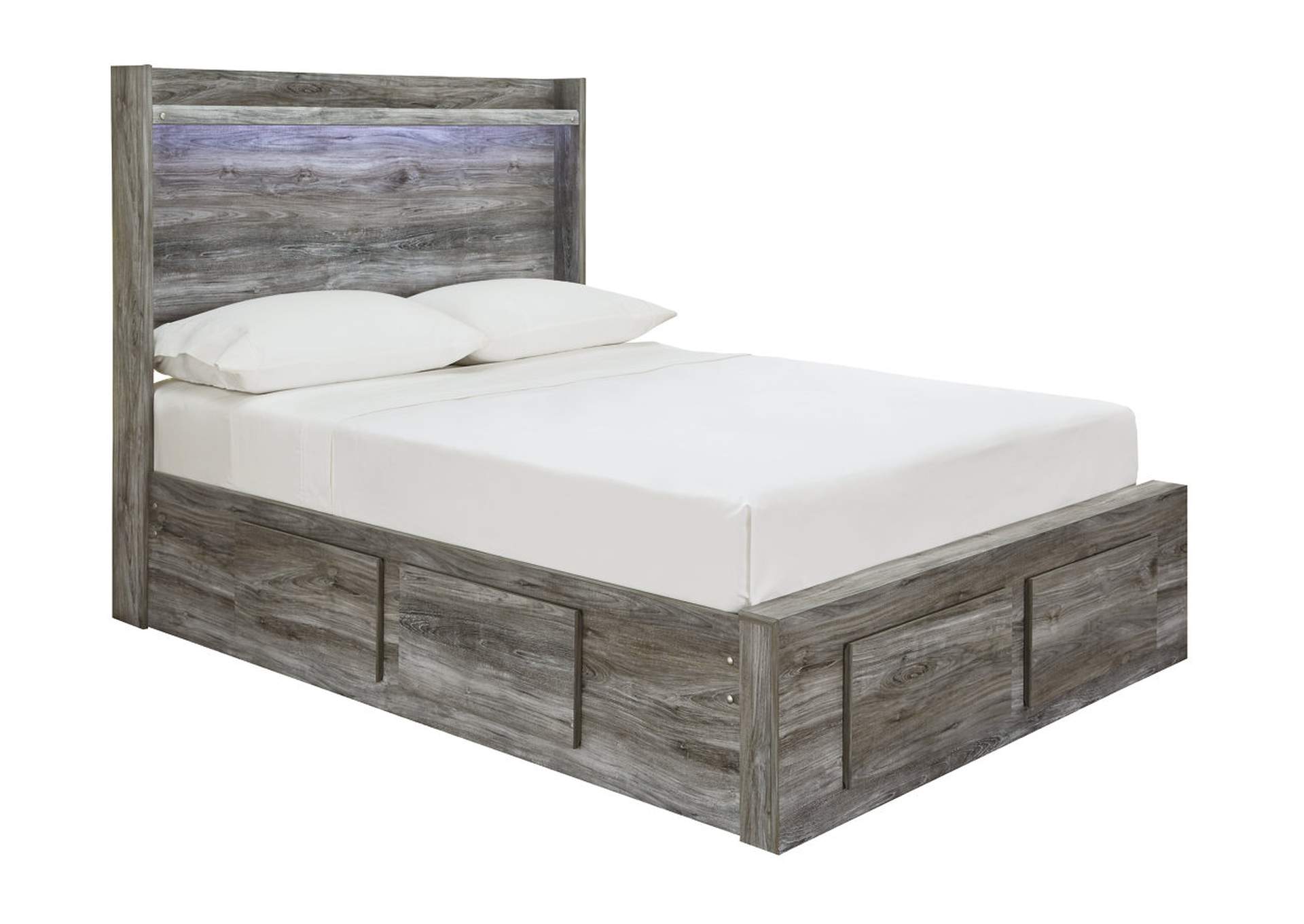 Baystorm Full Panel Bed with 6 Storage Drawers with Dresser,Signature Design By Ashley