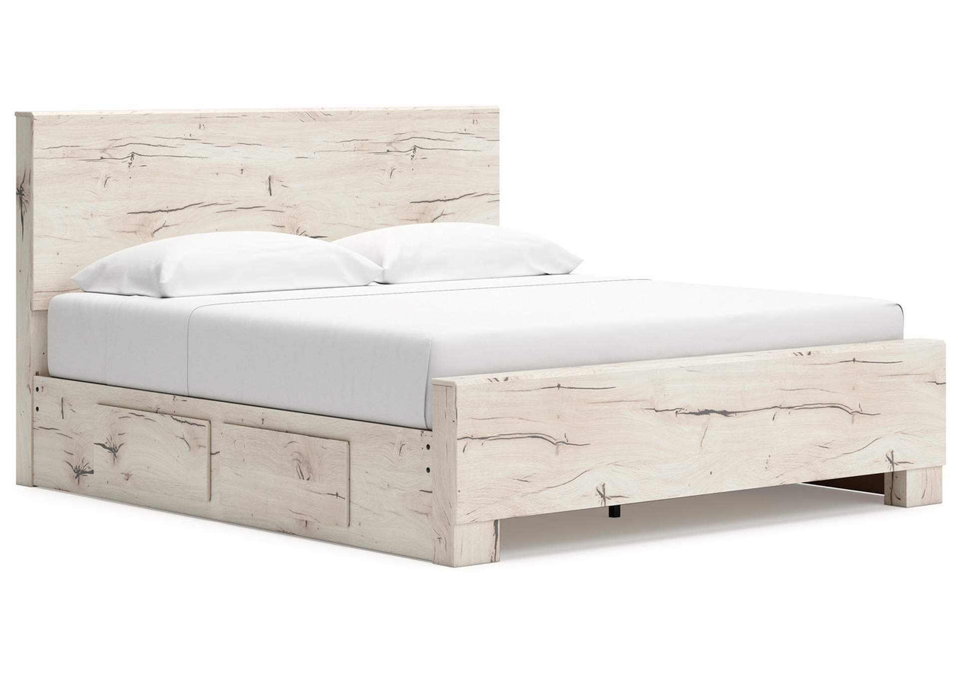 Lawroy King Panel Bed with Storage,Signature Design By Ashley