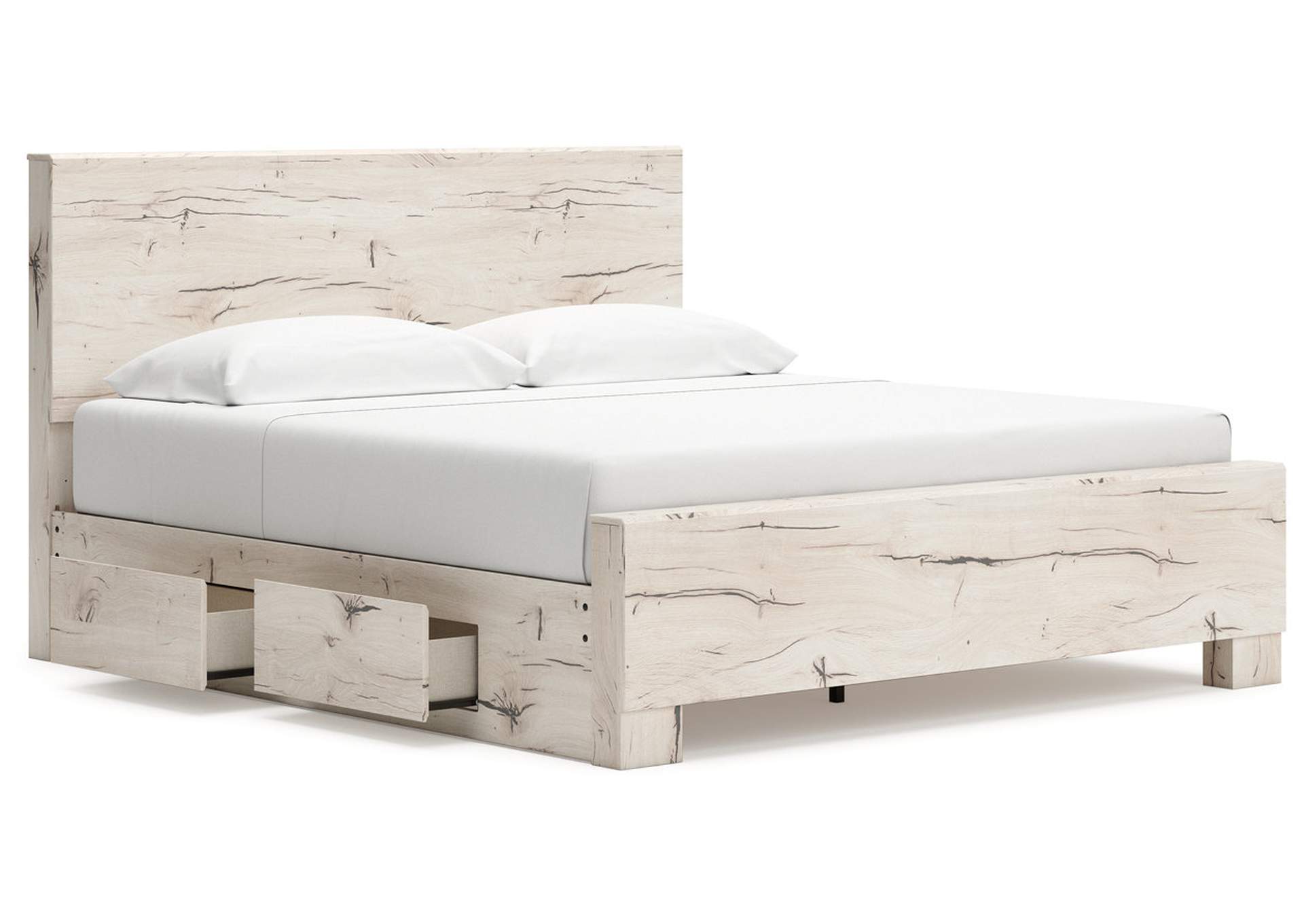 Lawroy King Panel Bed with Storage,Signature Design By Ashley