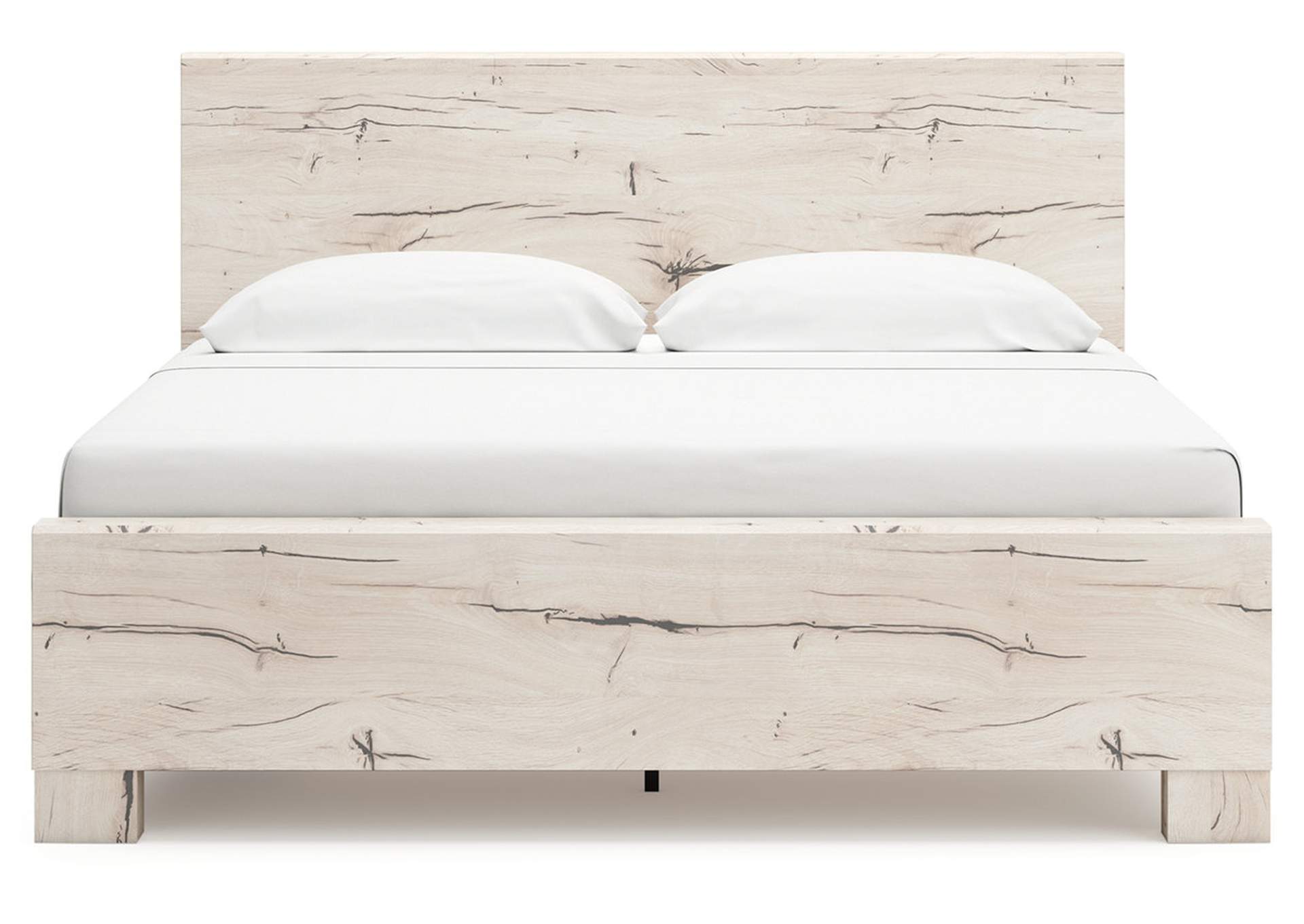 Lawroy King Panel Bed with Mirrored Dresser,Signature Design By Ashley