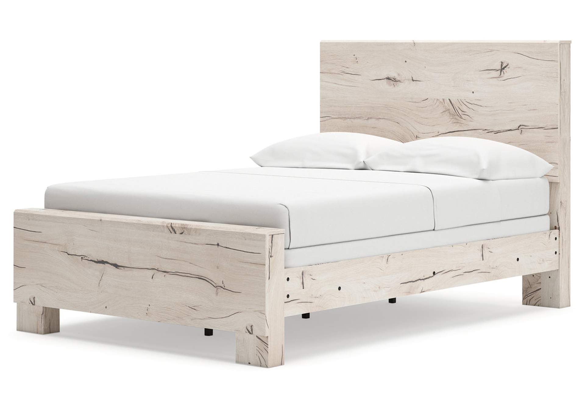 Lawroy Full Panel Bed with Mirrored Dresser,Benchcraft