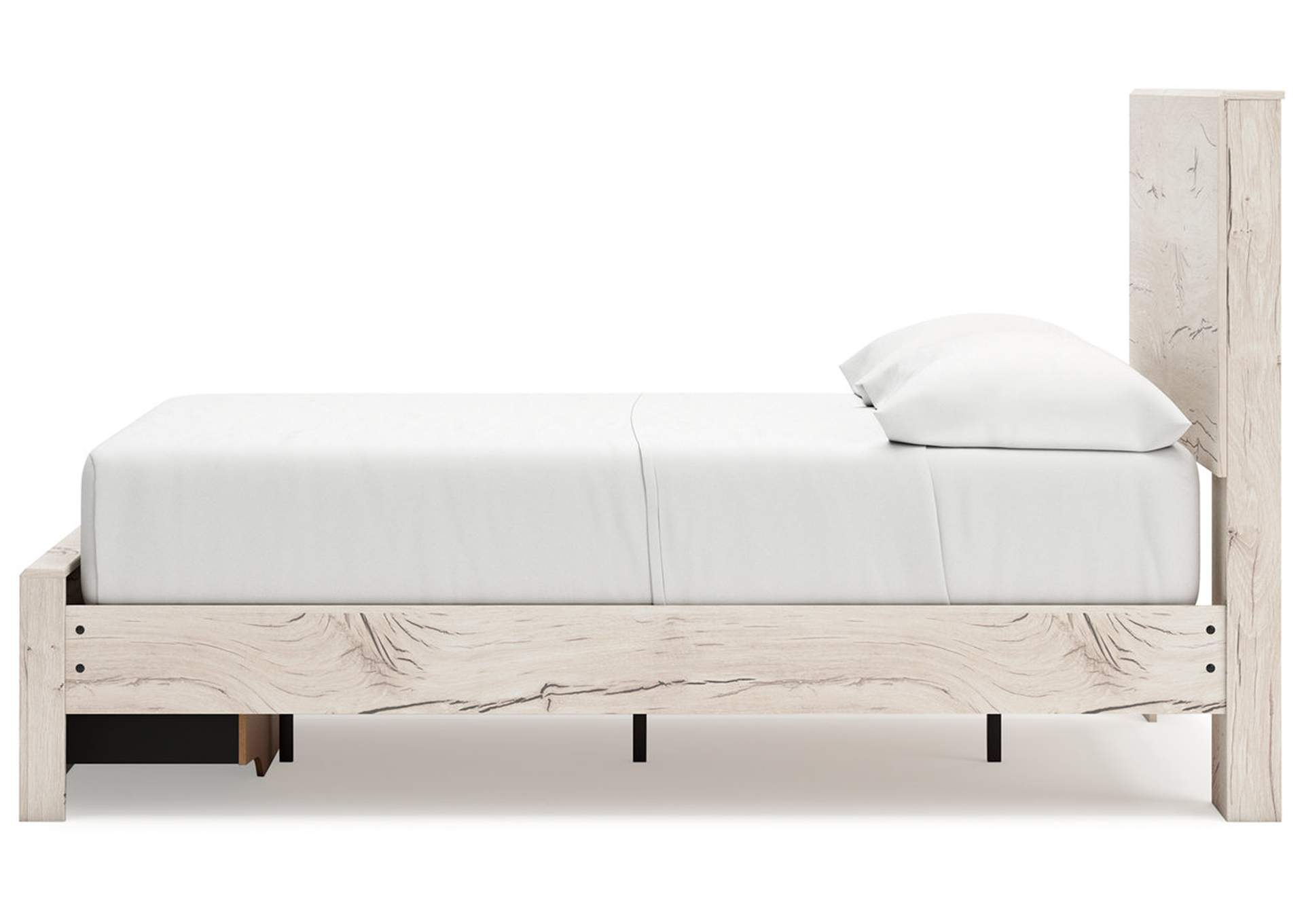 Lawroy Full Panel Storage Bed with Mirrored Dresser,Signature Design By Ashley