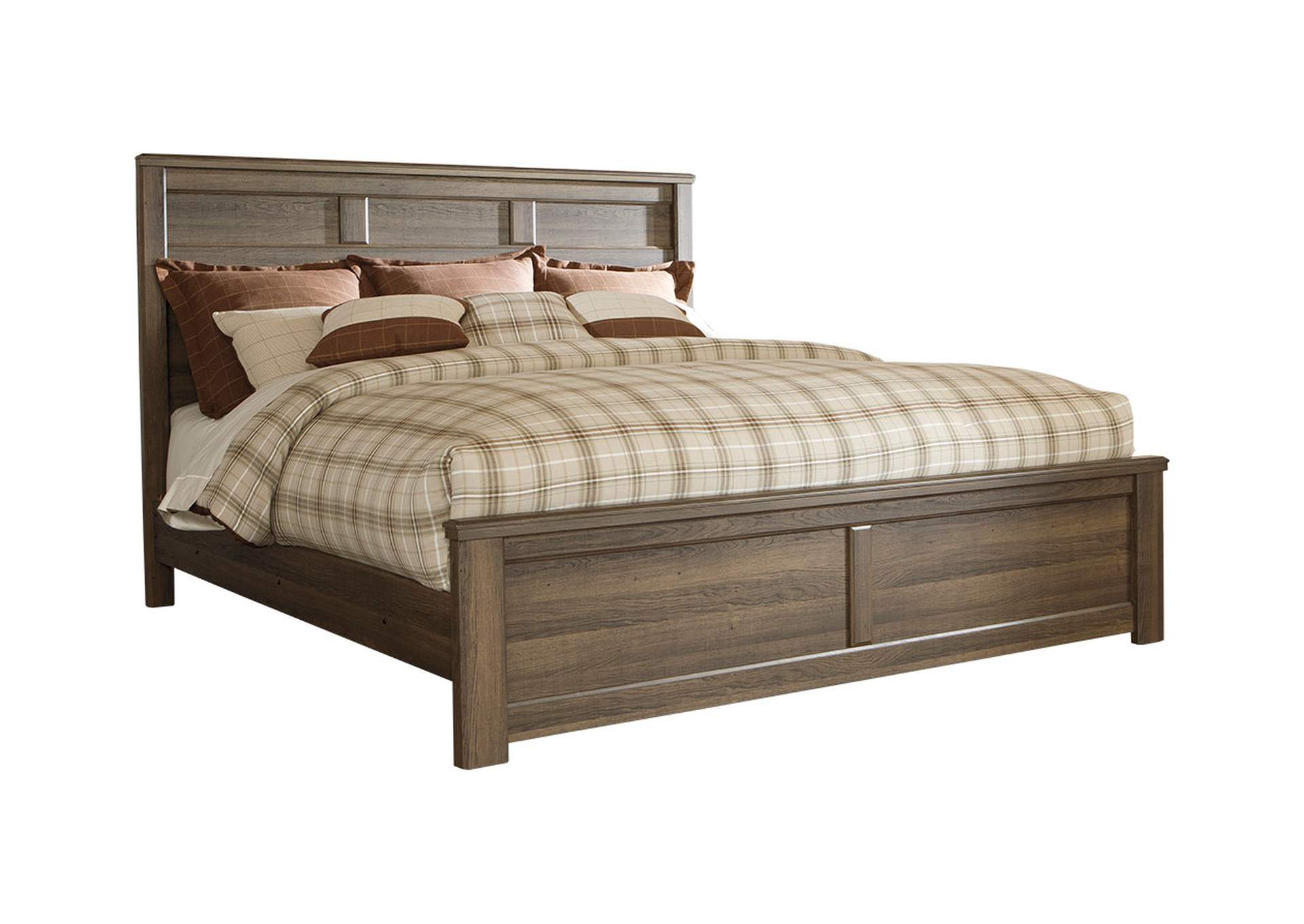 Juararo King Panel Bed with Mirrored Dresser,Signature Design By Ashley
