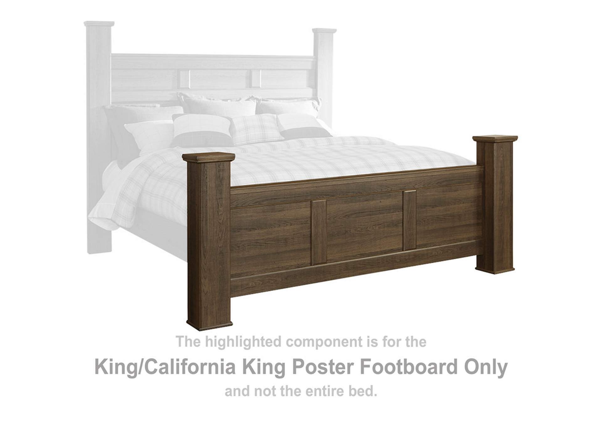 Juararo King Poster Bed, Chest and 2 Nightstands,Signature Design By Ashley