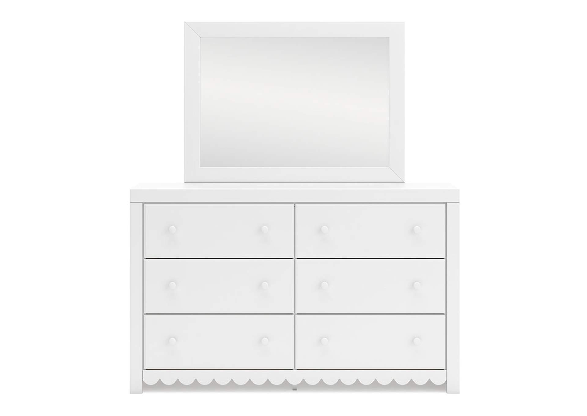 Mollviney Full Panel Storage Bed with Mirrored Dresser and Chest,Signature Design By Ashley