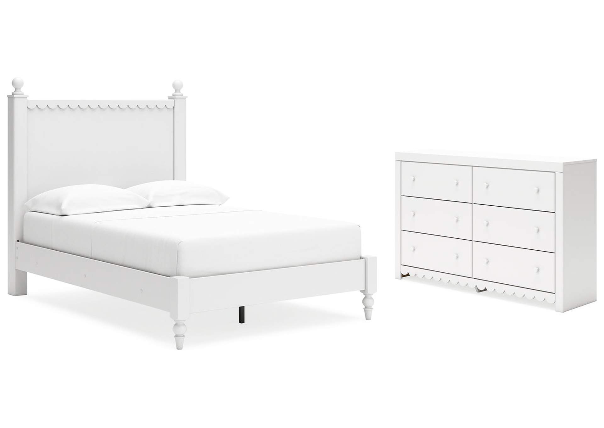 Mollviney Full Panel Bed with Dresser,Signature Design By Ashley