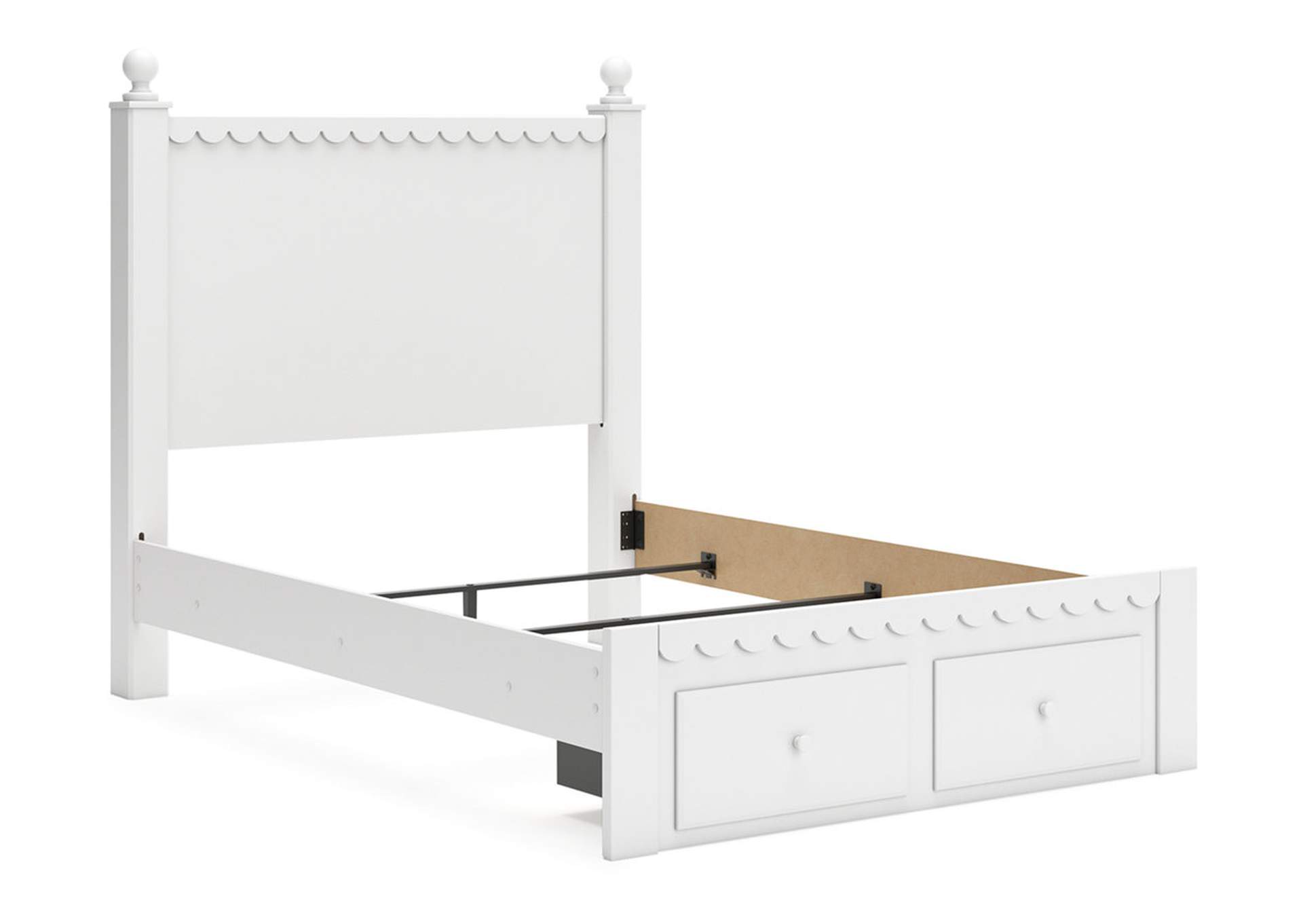 Mollviney Full Panel Storage Bed with Dresser,Signature Design By Ashley