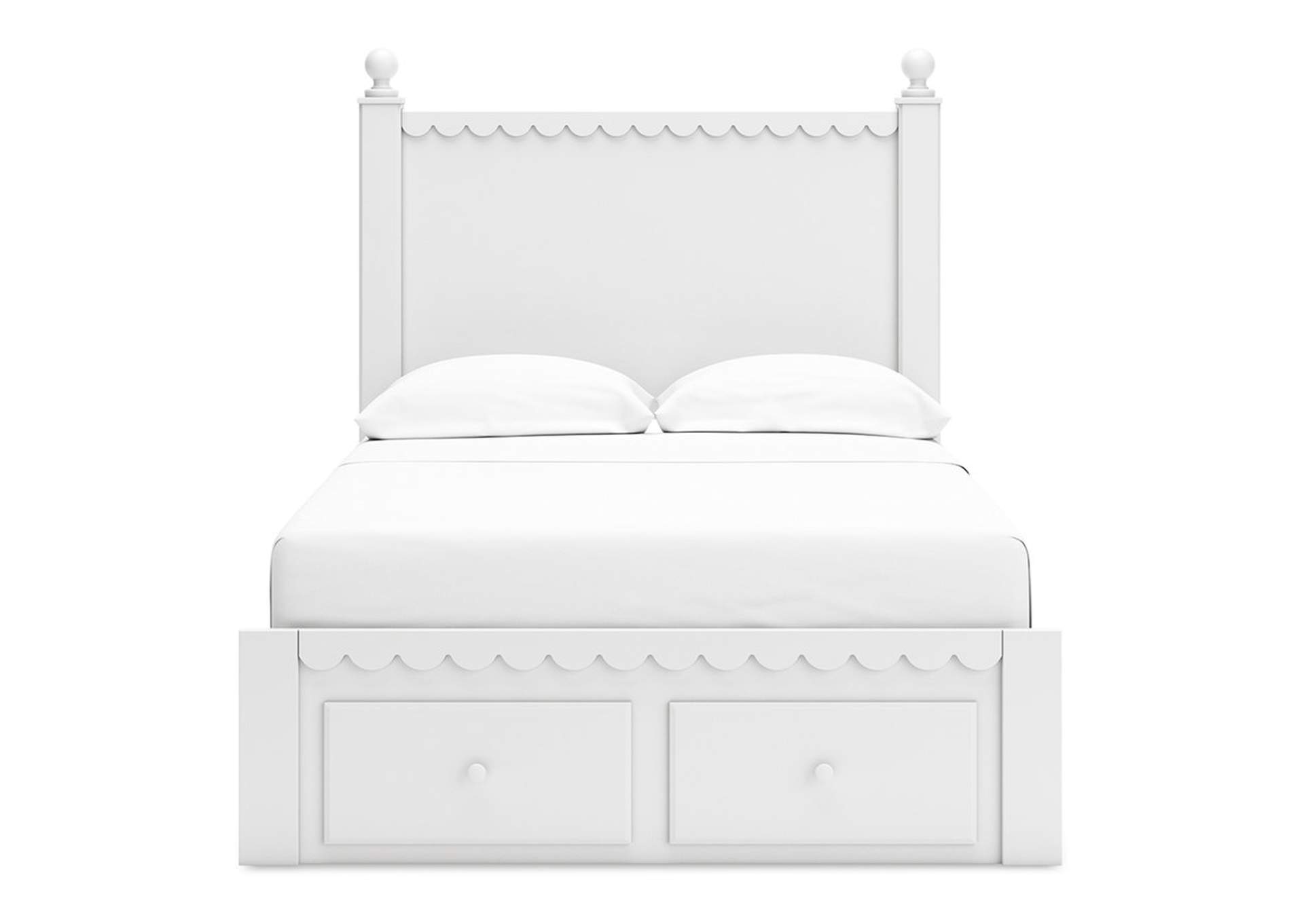 Mollviney Full Panel Storage Bed with 2 Nightstands,Signature Design By Ashley