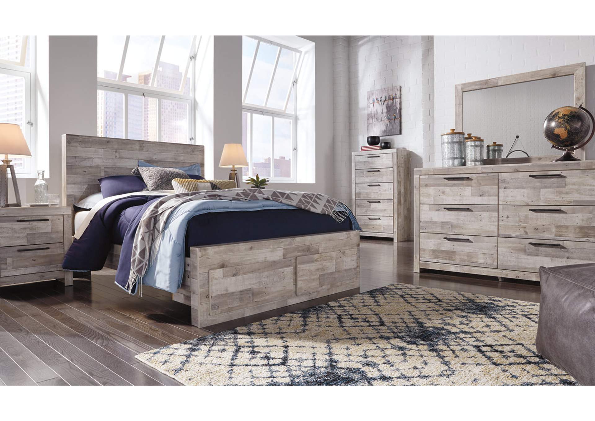 Effie Full Panel Bed with 2 Storage Drawers,Signature Design By Ashley