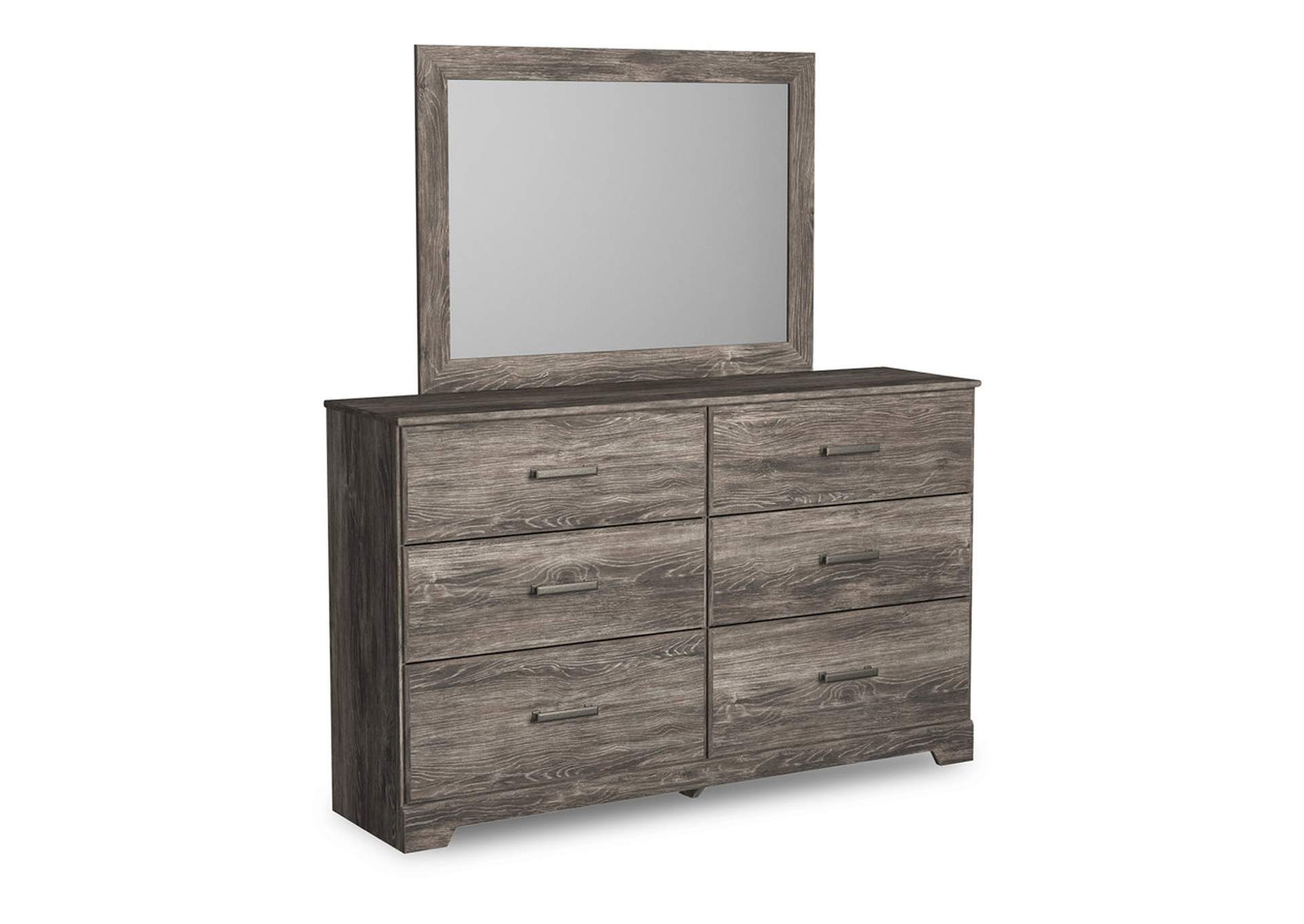 Ralinksi King Panel Bed with Mirrored Dresser,Signature Design By Ashley