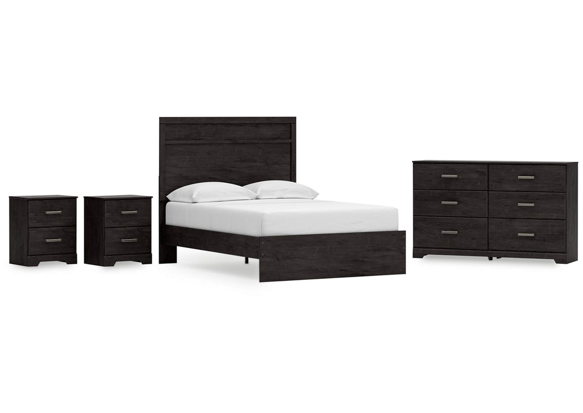 Belachime Full Panel Bed with Dresser and 2 Nightstands,Signature Design By Ashley