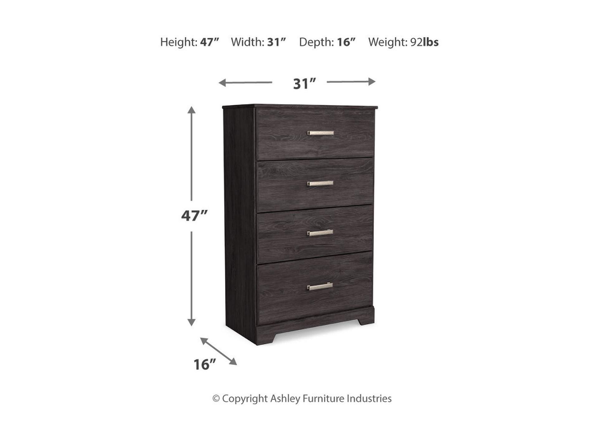 Belachime Twin Panel Bed with Mirrored Dresser, Chest and 2 Nightstands,Signature Design By Ashley