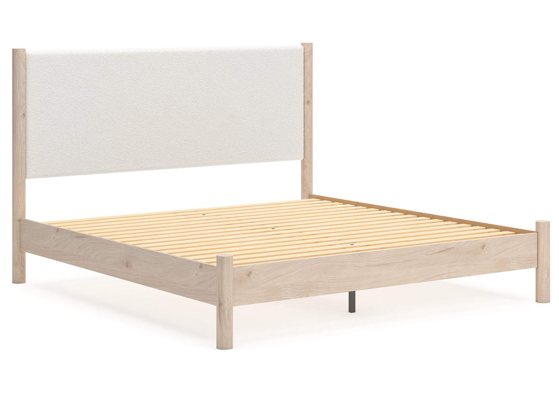 Cadmori King Upholstered Panel Bed,Signature Design By Ashley