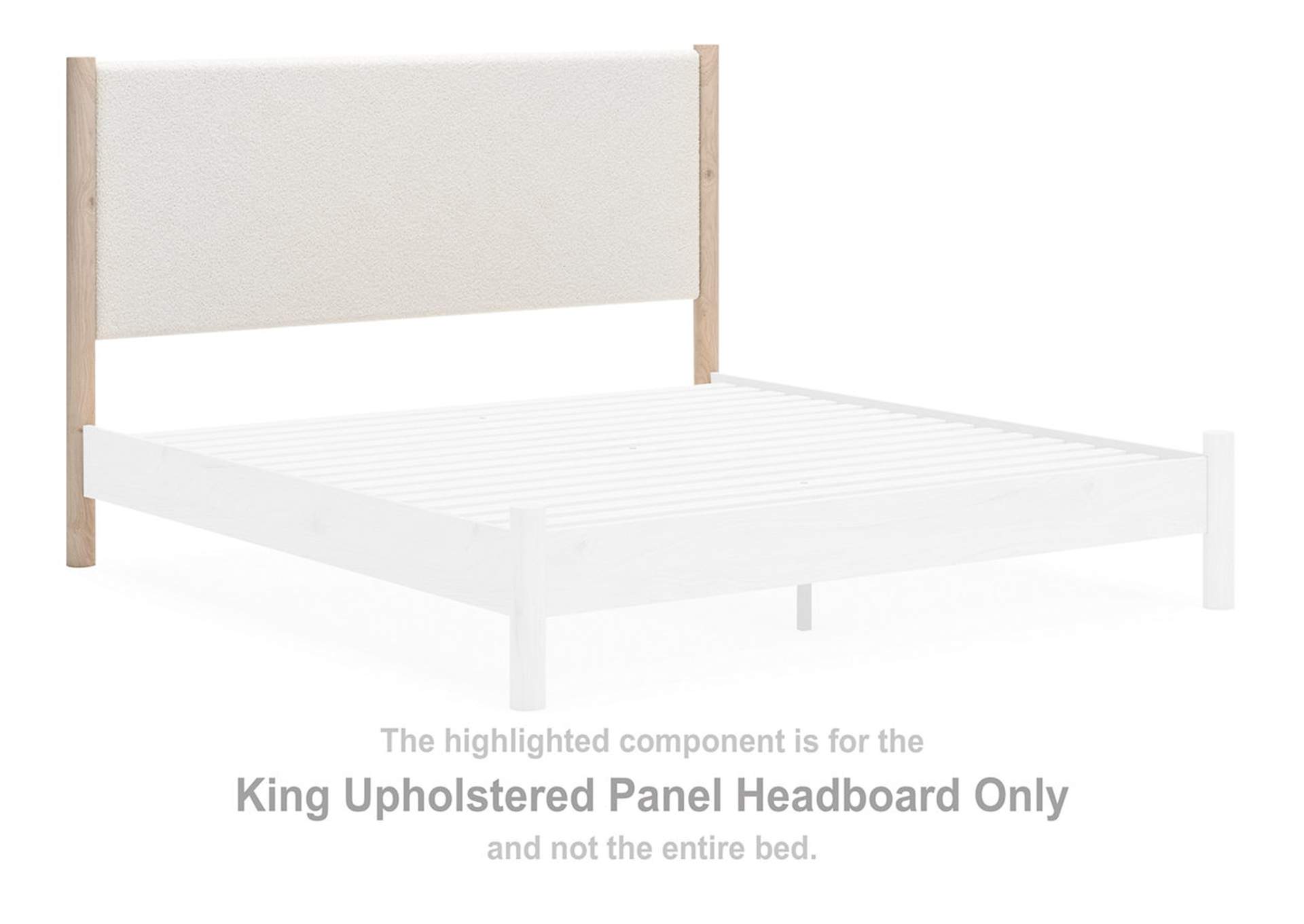 Cadmori King Upholstered Panel Bed,Signature Design By Ashley