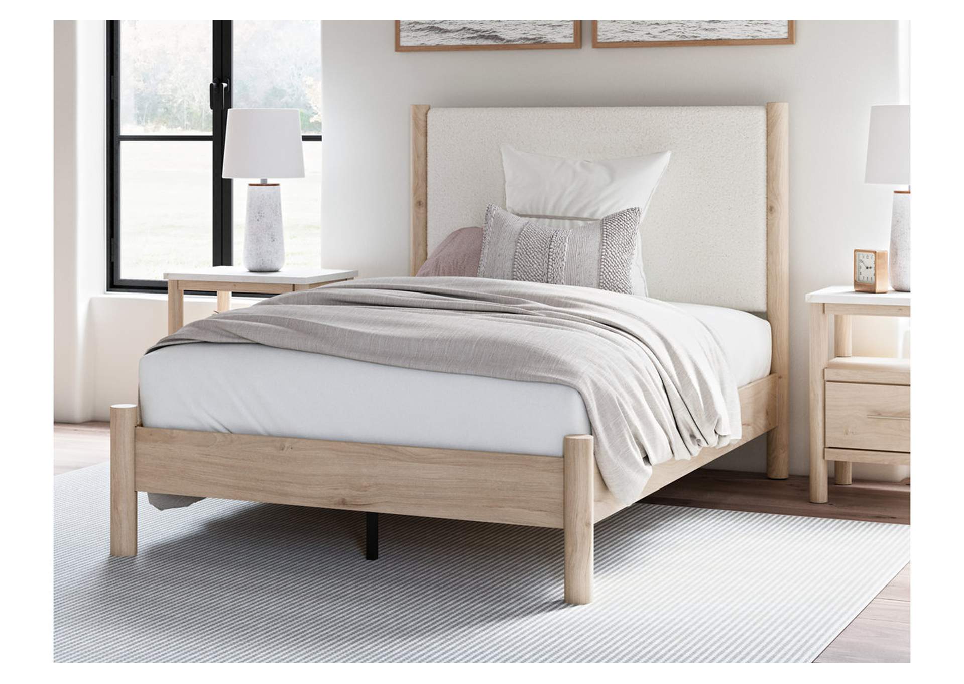 Cadmori Full Upholstered Panel Bed,Signature Design By Ashley