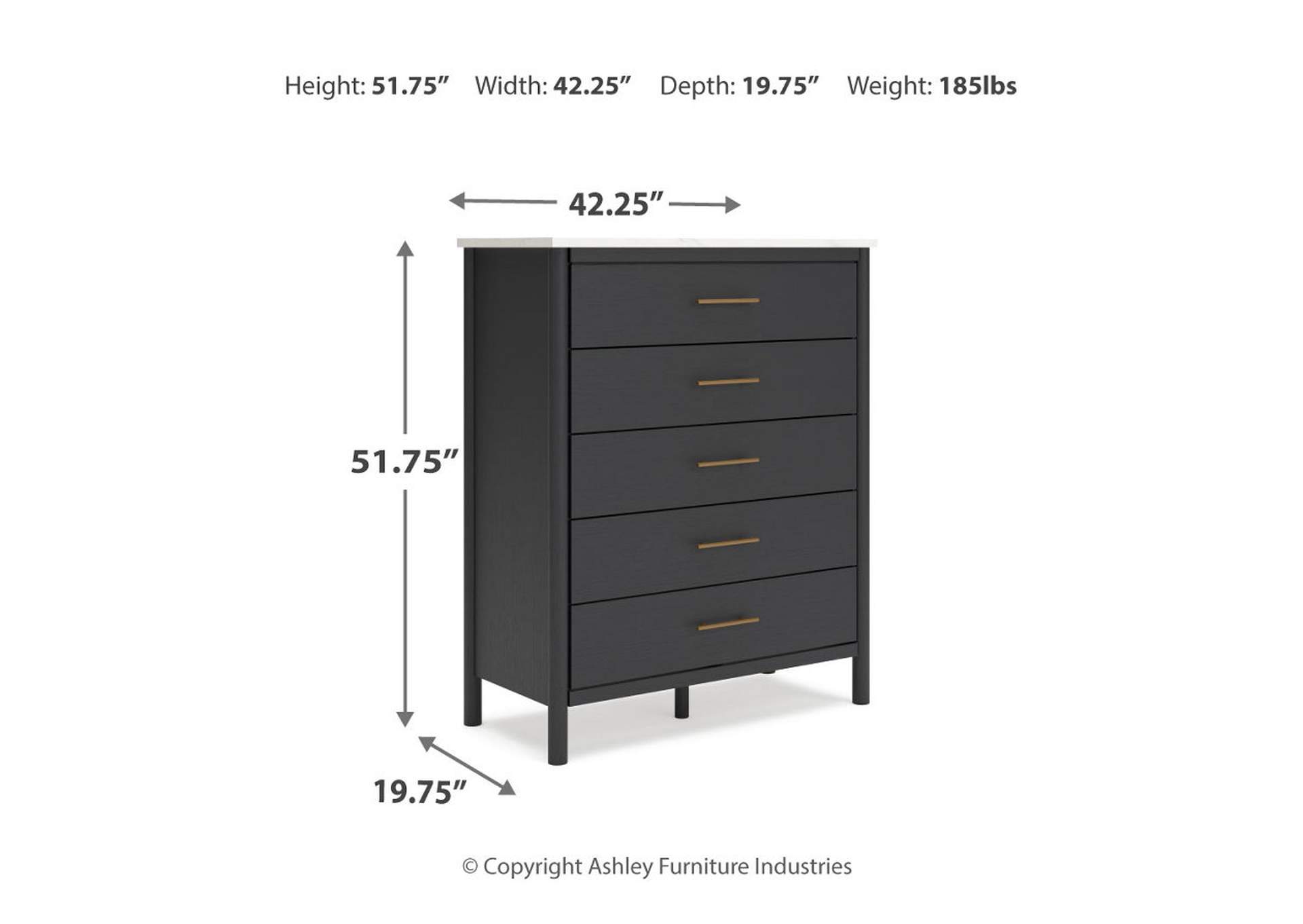 Cadmori King Upholstered Panel Bed with Mirrored Dresser and Chest,Signature Design By Ashley