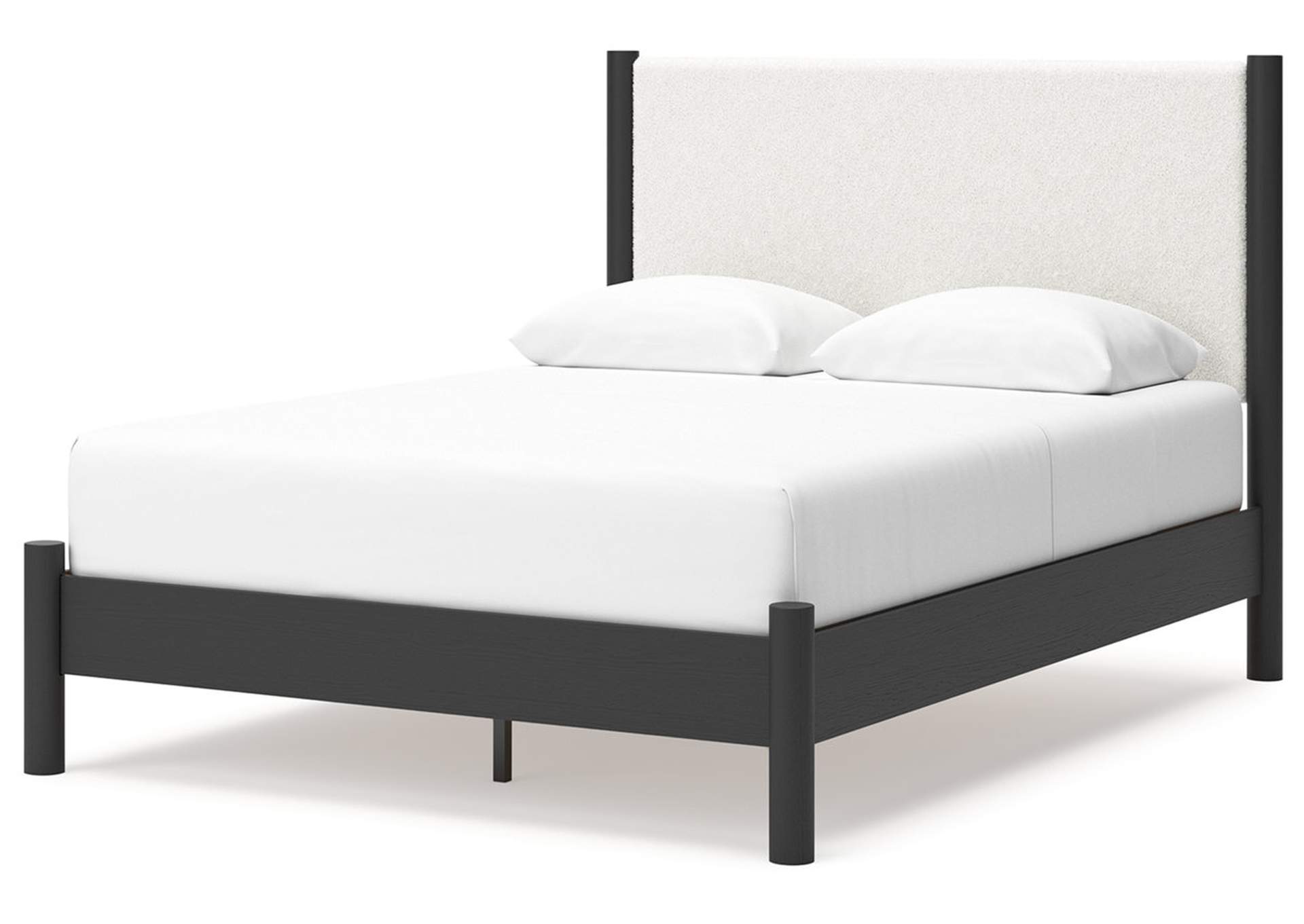 Cadmori Queen Upholstered Panel Bed with Dresser and 2 Nightstands,Signature Design By Ashley