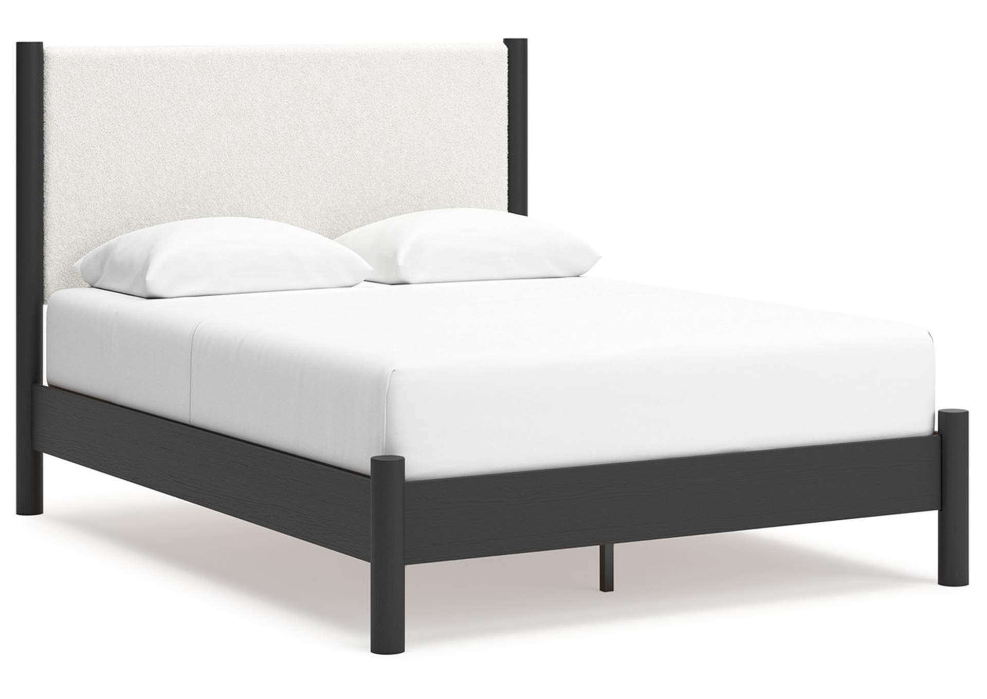 Cadmori Queen Upholstered Panel Bed with Dresser and 2 Nightstands,Signature Design By Ashley