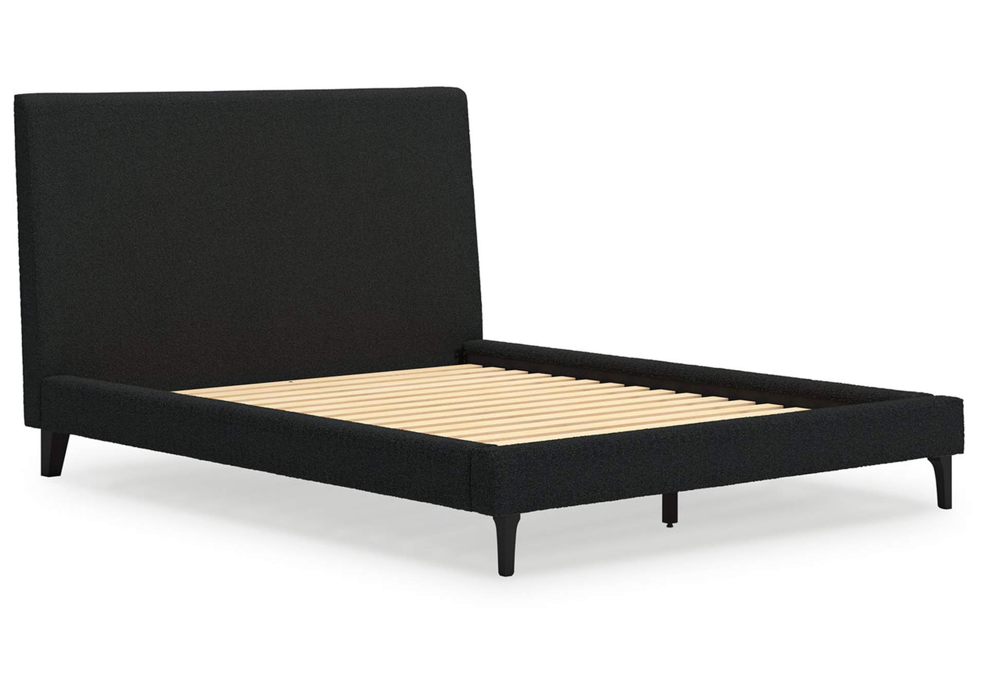 Cadmori Queen Upholstered Bed with Roll Slats,Signature Design By Ashley