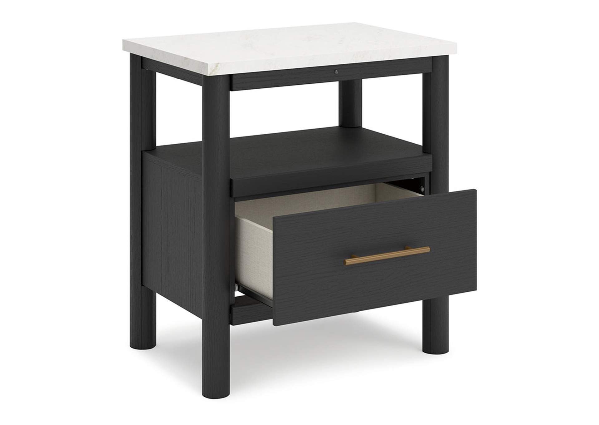 Cadmori King Upholstered Panel Bed with 2 Nightstands,Signature Design By Ashley