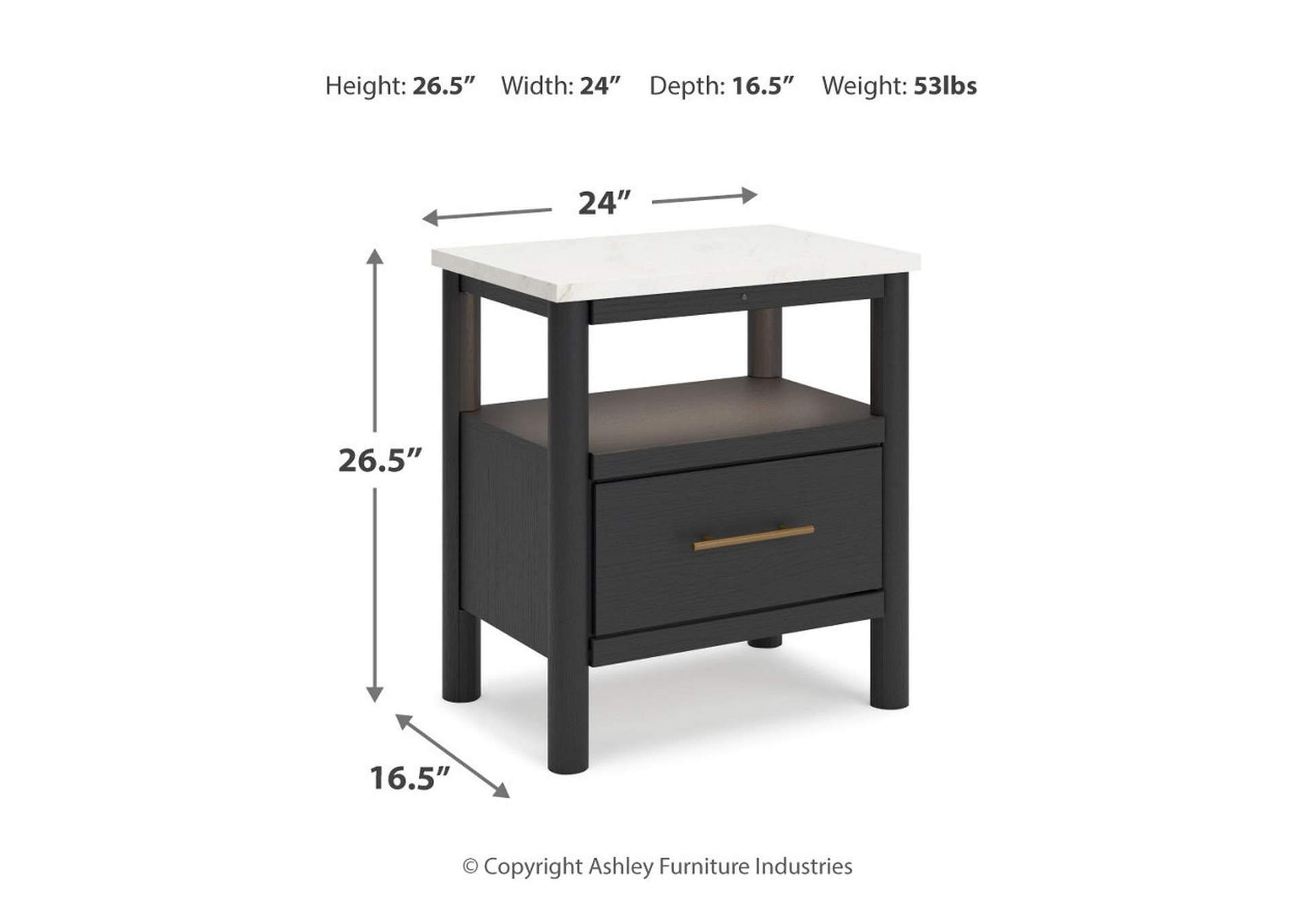 Cadmori Full Upholstered Panel Bed with 2 Nightstands,Signature Design By Ashley