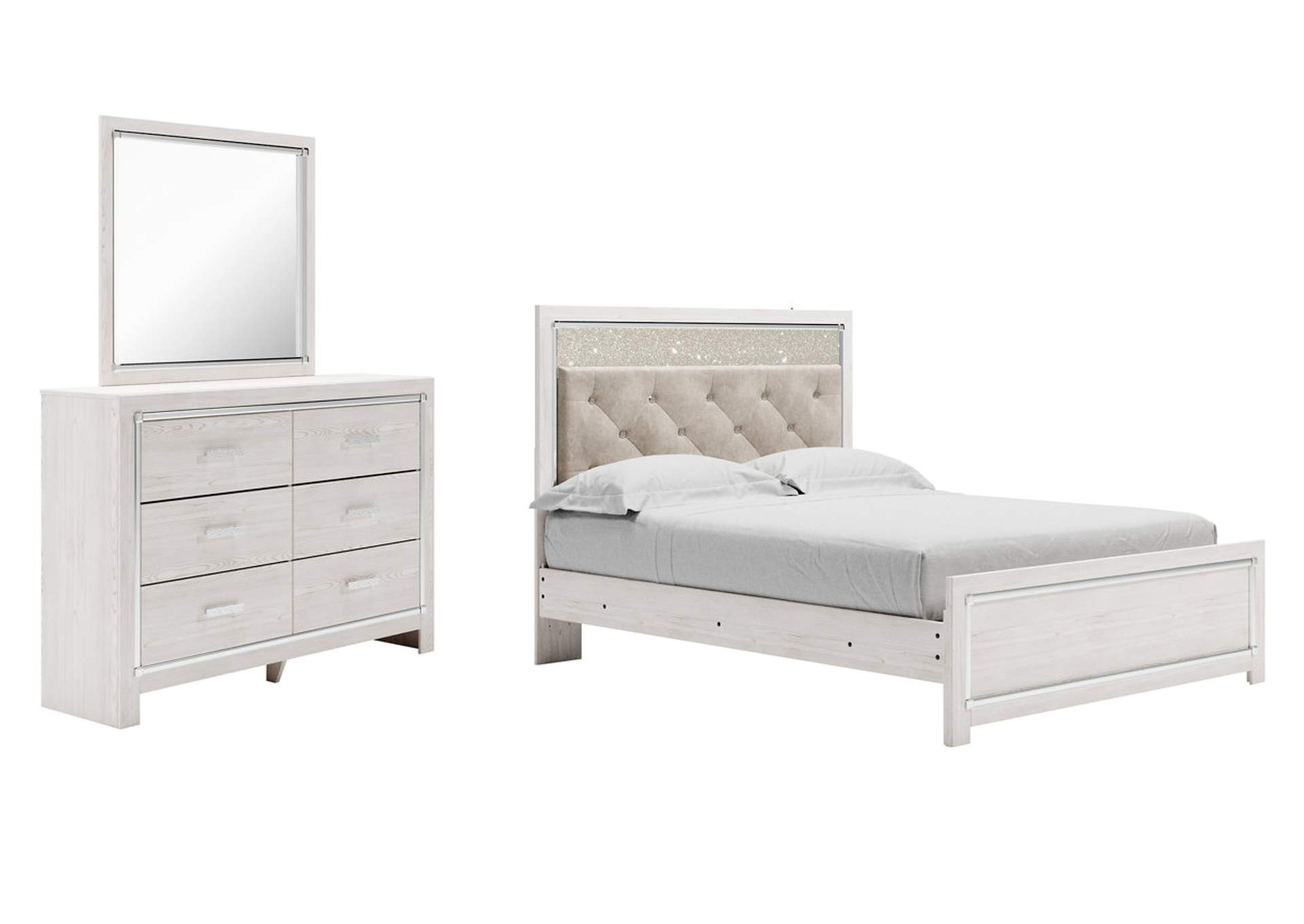 Altyra Queen Panel Bed, Dresser and Mirror,Signature Design By Ashley
