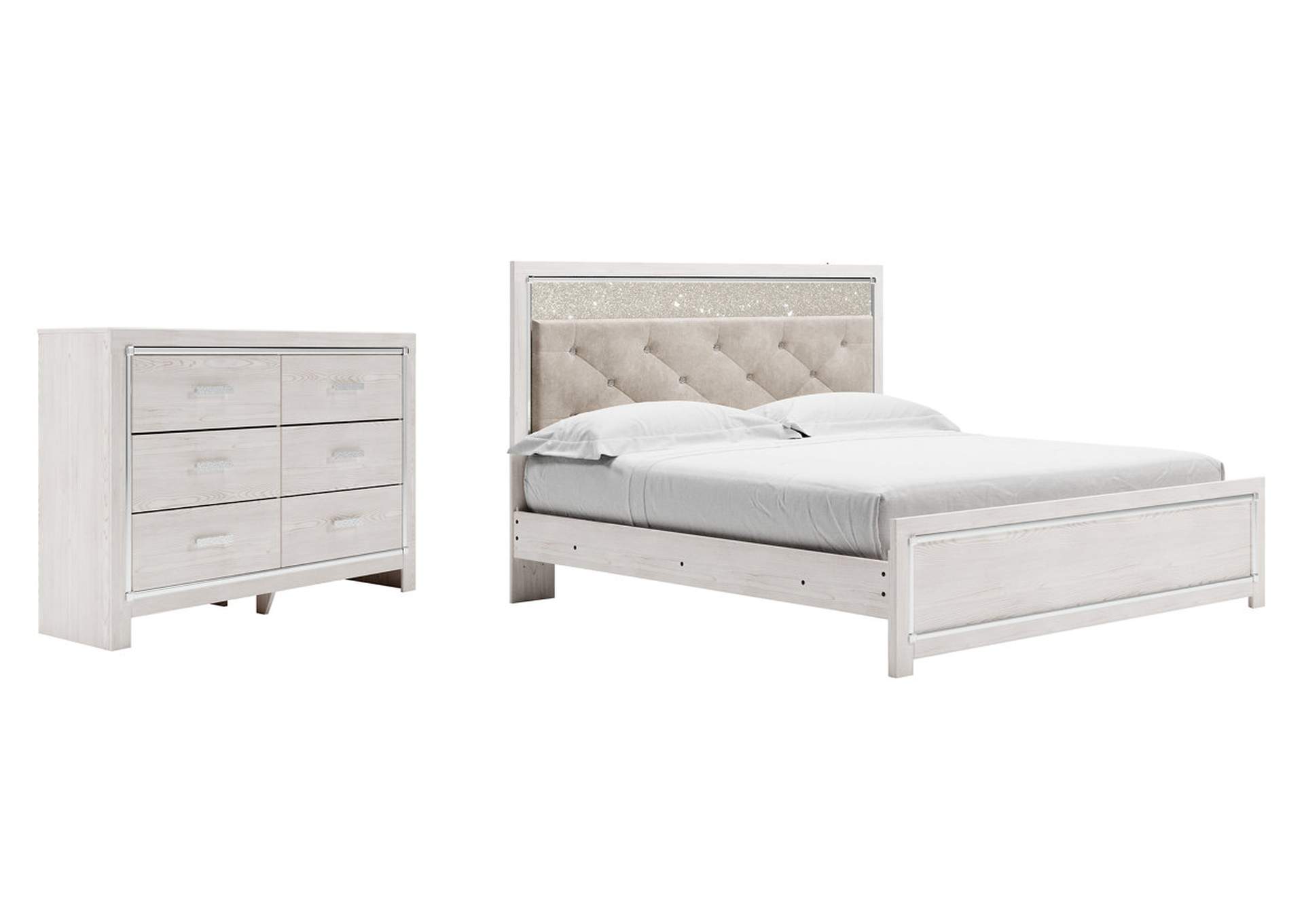 Altyra King Panel Bed with Dresser,Signature Design By Ashley