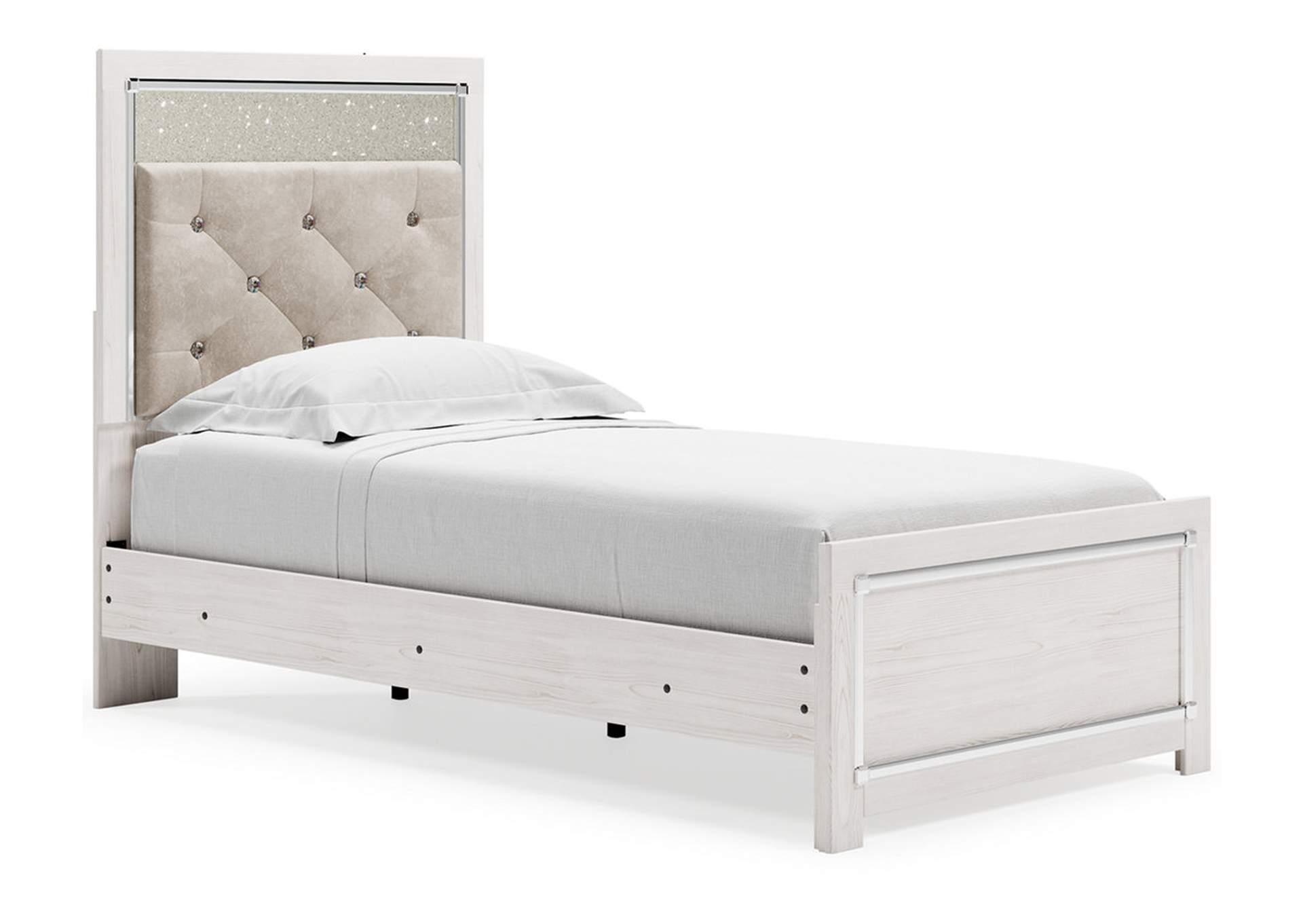 Altyra Twin Panel Bed with Mirrored Dresser,Signature Design By Ashley