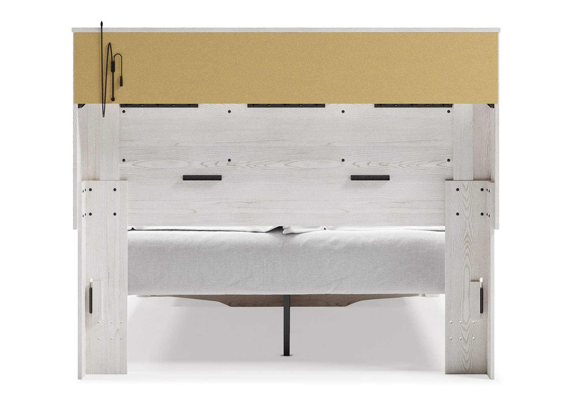 Altyra Queen Upholstered Bookcase Bed with Storage,Signature Design By Ashley