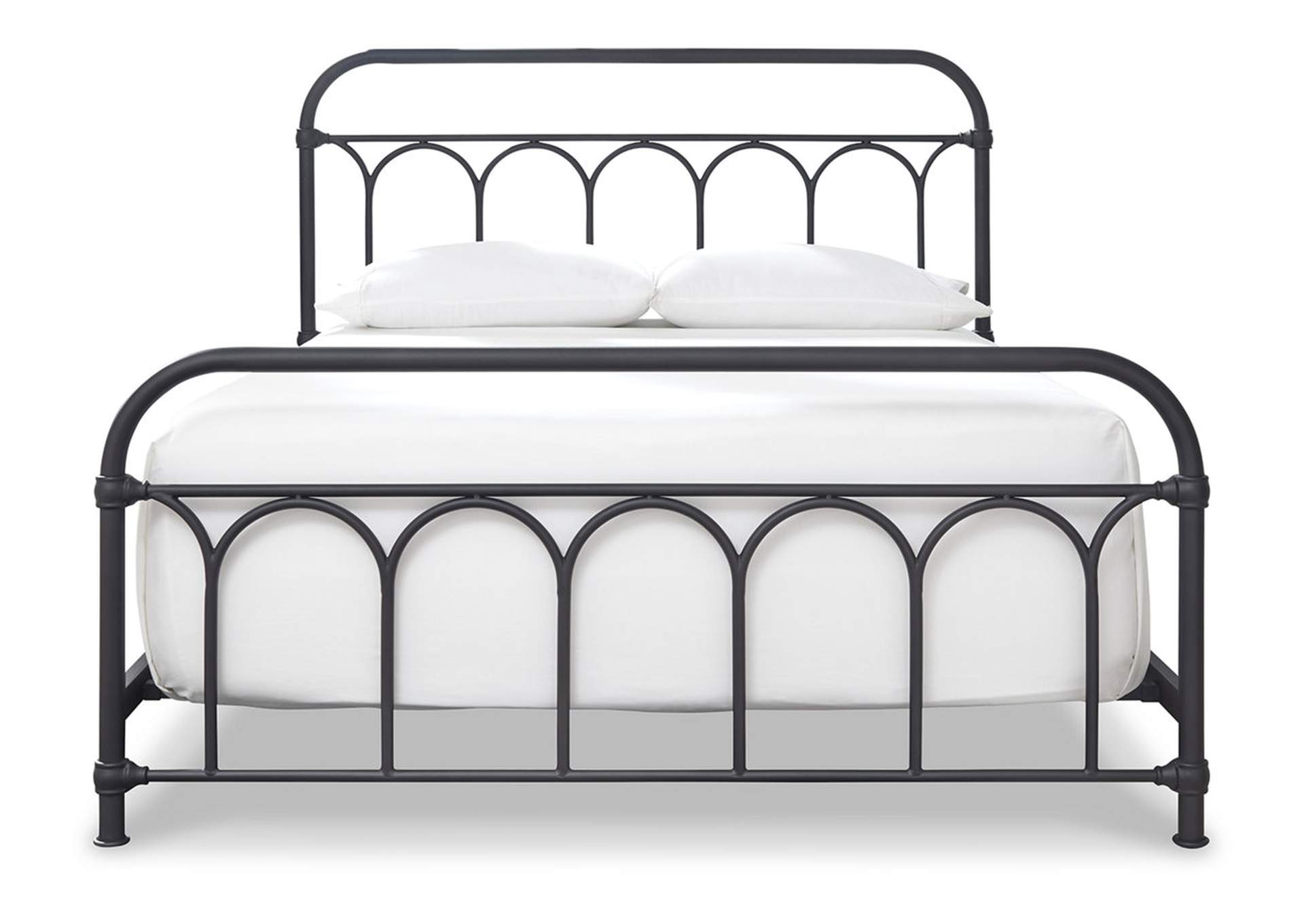 Nashburg Black Queen Metal Bed,Direct To Consumer Express