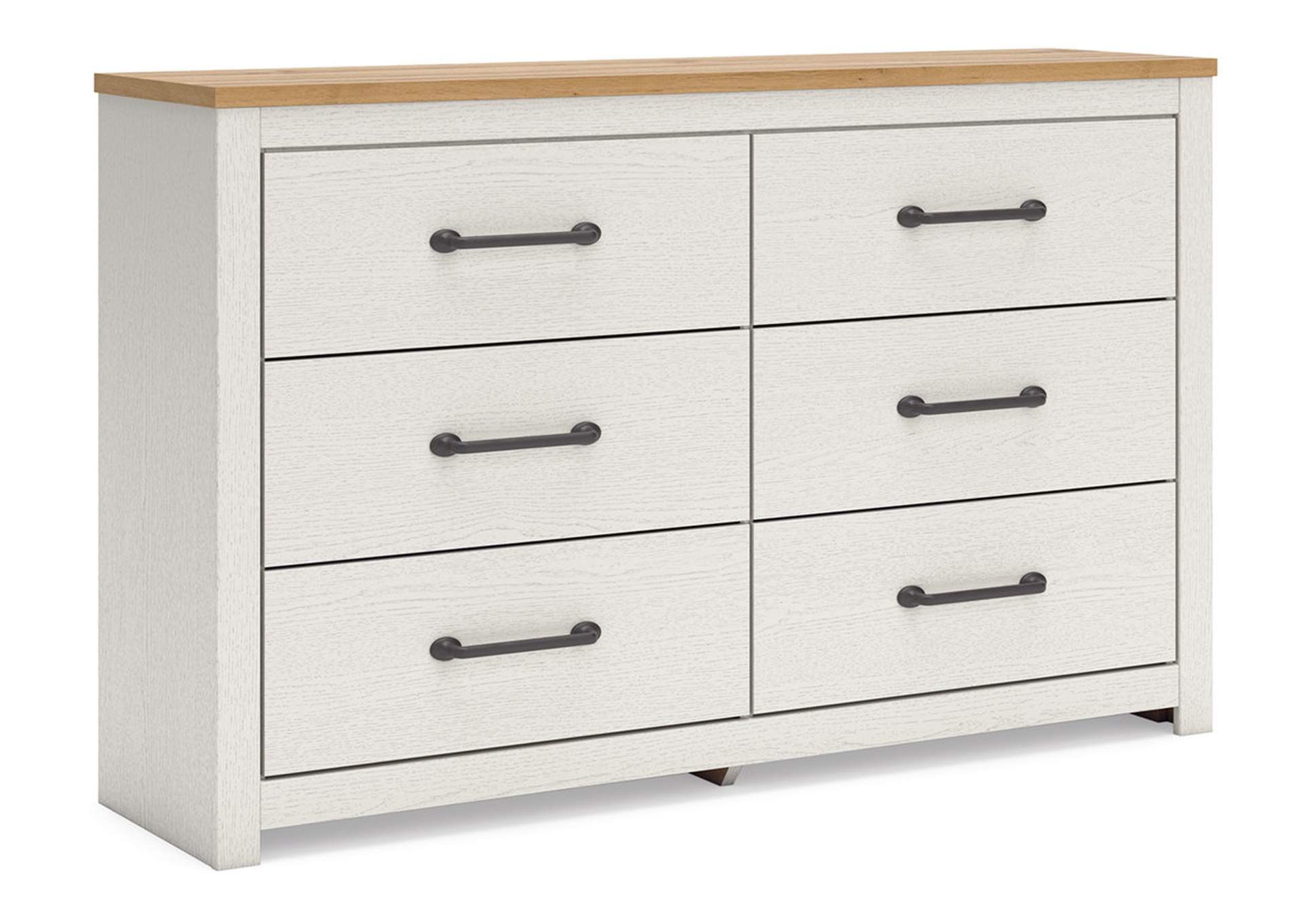 Linnocreek Twin Panel Bed with Dresser,Benchcraft