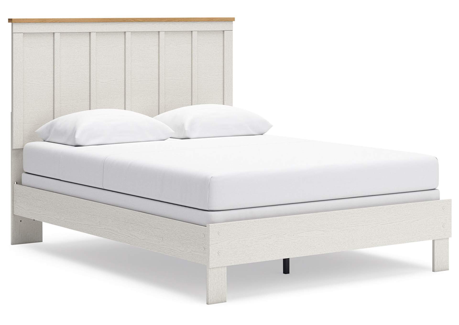 Linnocreek Queen Panel Bed with Dresser and 2 Nightstands,Benchcraft