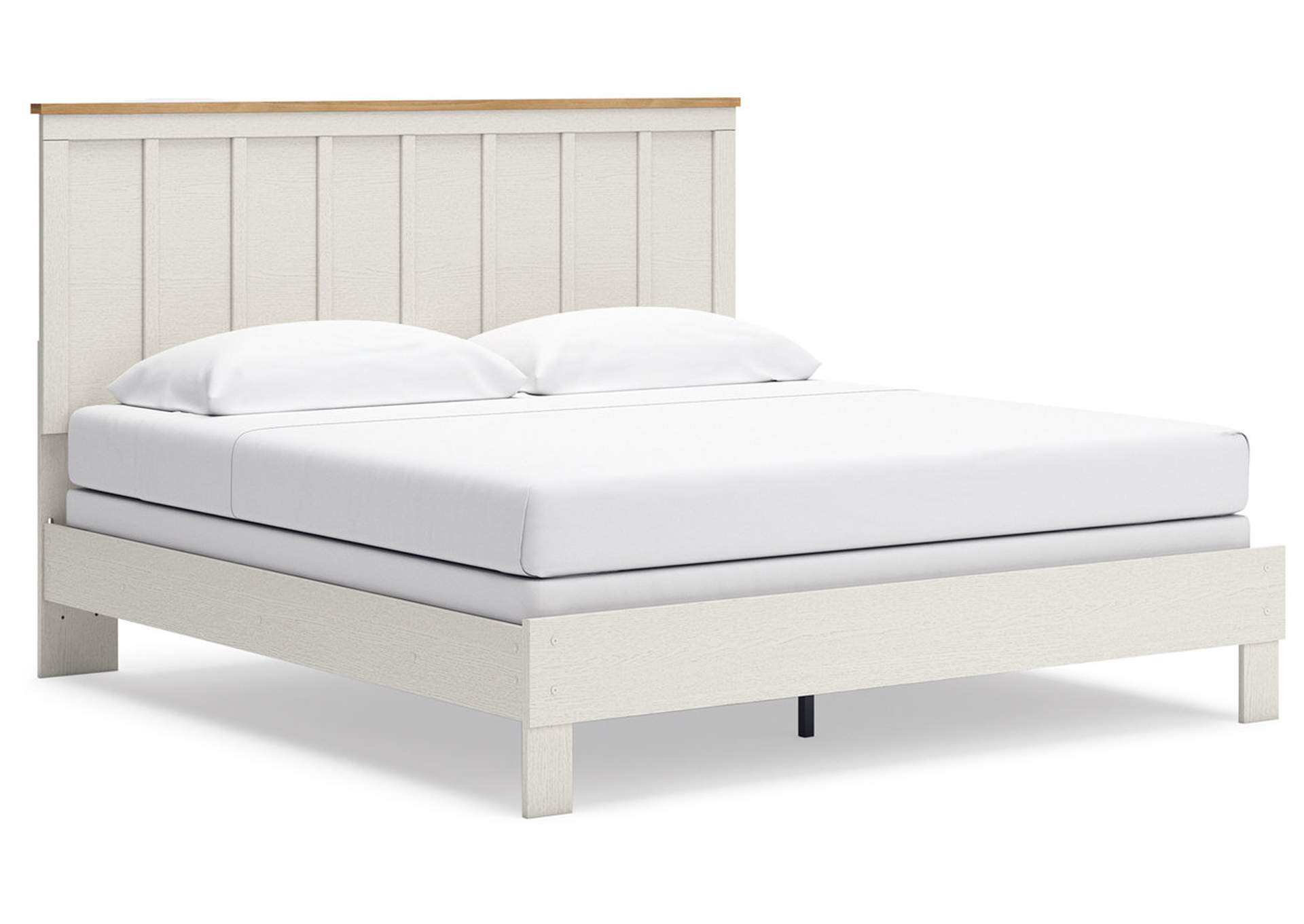 Linnocreek King Panel Bed with Dresser,Benchcraft