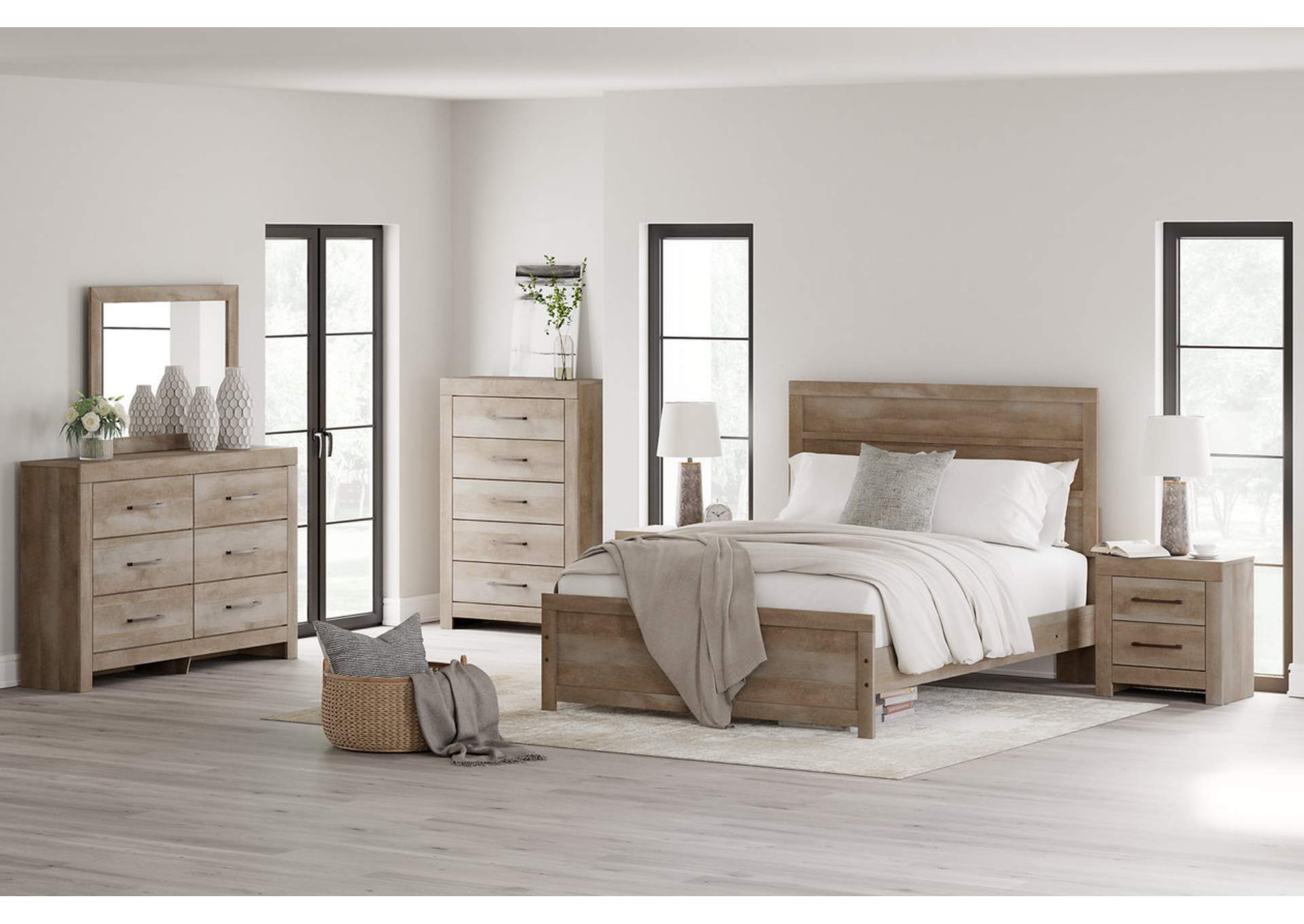 Gachester Queen Panel Bed with Dresser,Ashley