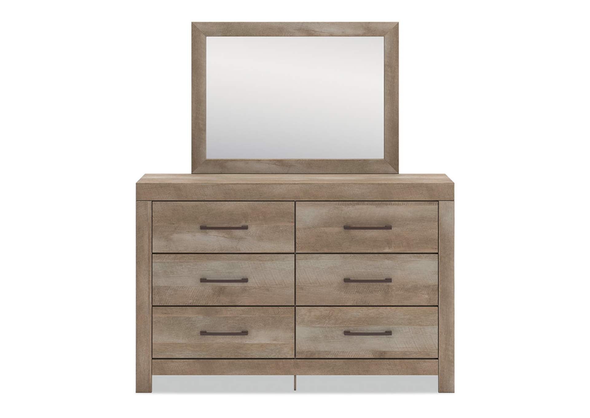 Gachester King Panel Bed with Mirrored Dresser, Chest and Nightstand,Ashley