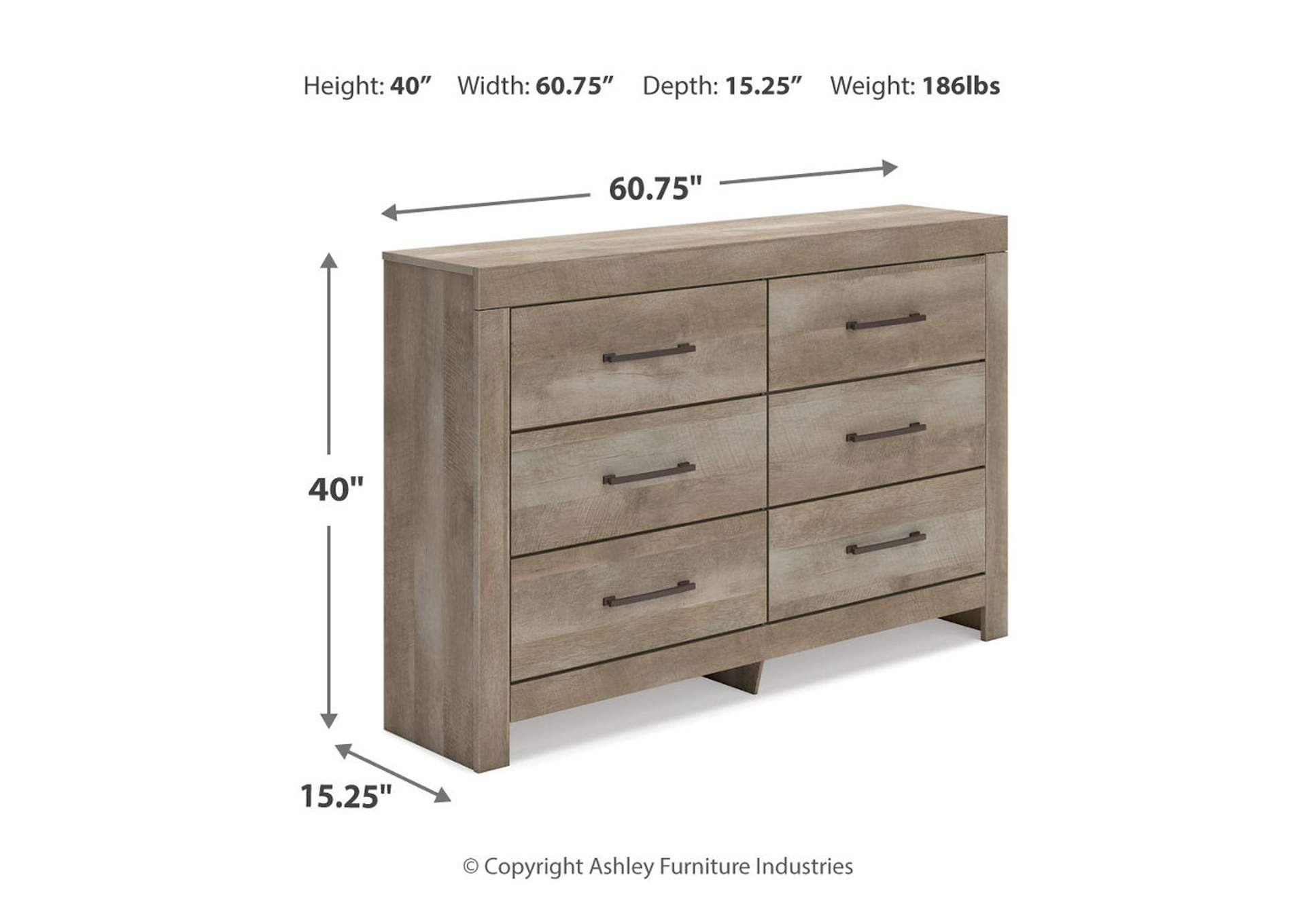 Gachester King Panel Bed with Dresser,Ashley