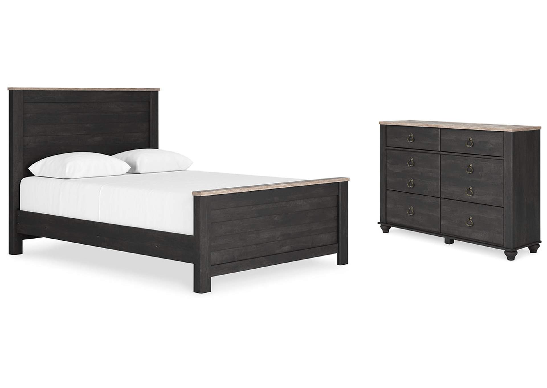 Nanforth Queen Panel Bed with Dresser,Signature Design By Ashley