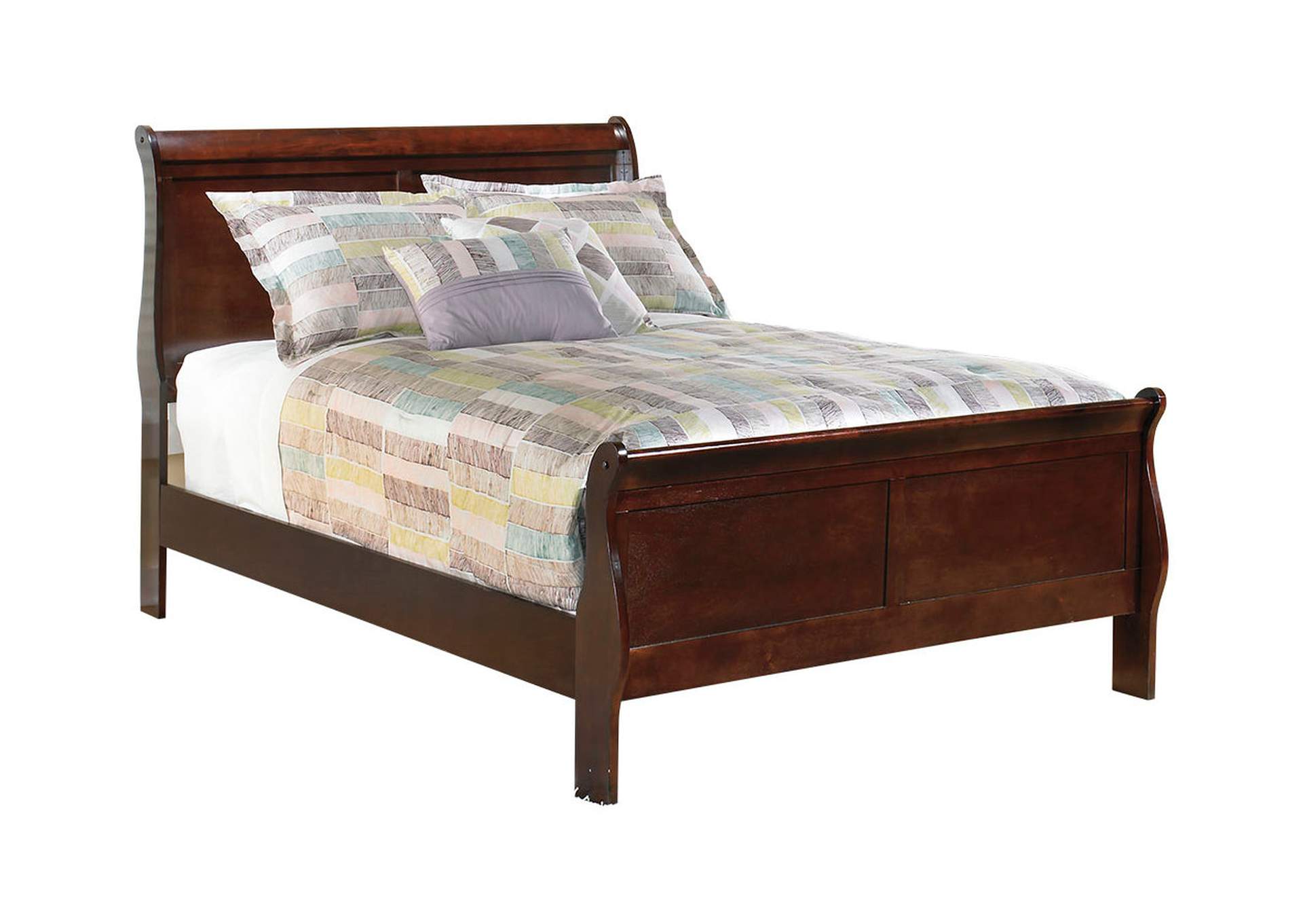 Alisdair Full Sleigh Bed with Mirrored Dresser and Chest,Signature Design By Ashley