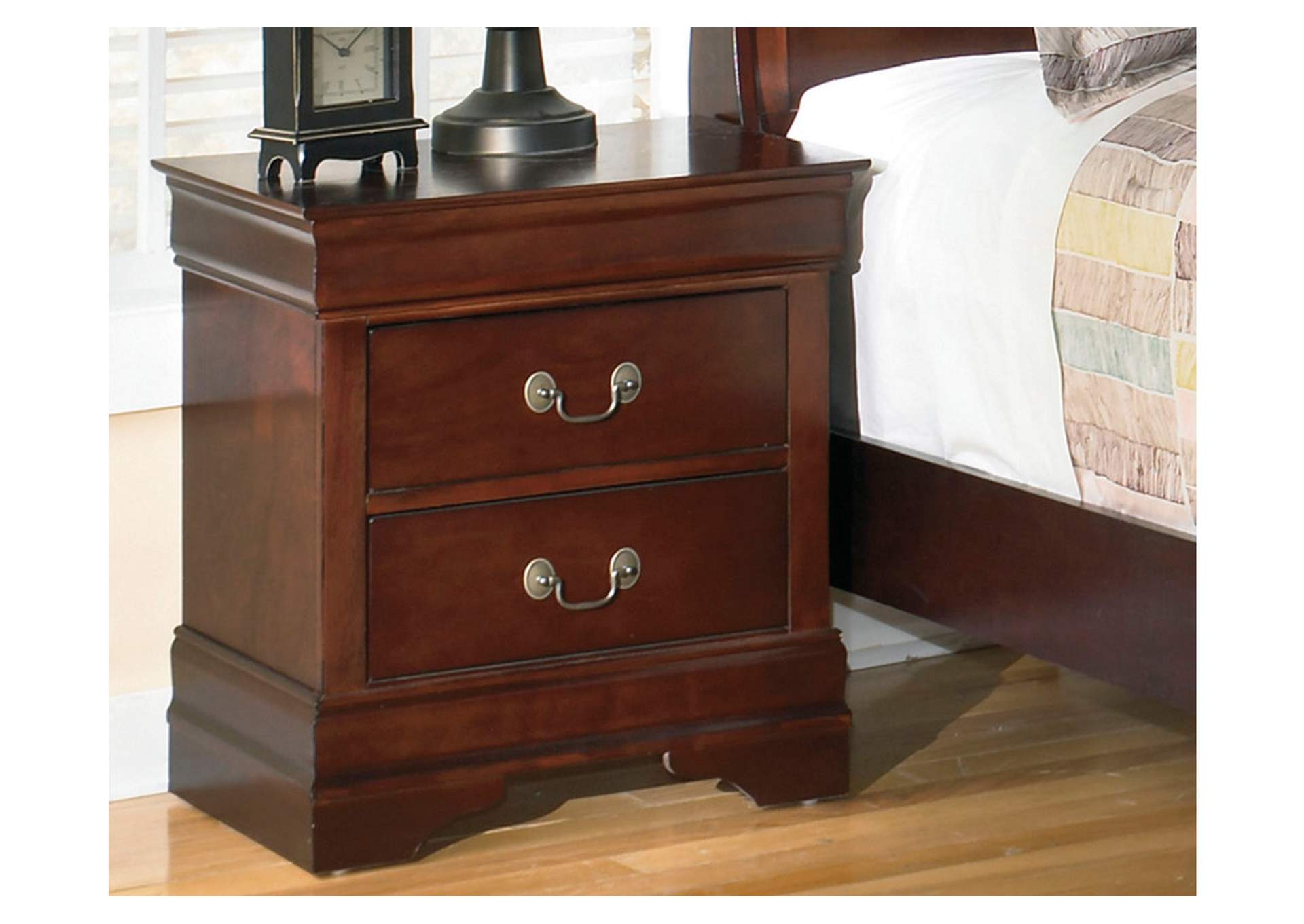 Alisdair Full Sleigh Bed and Nightstand,Signature Design By Ashley