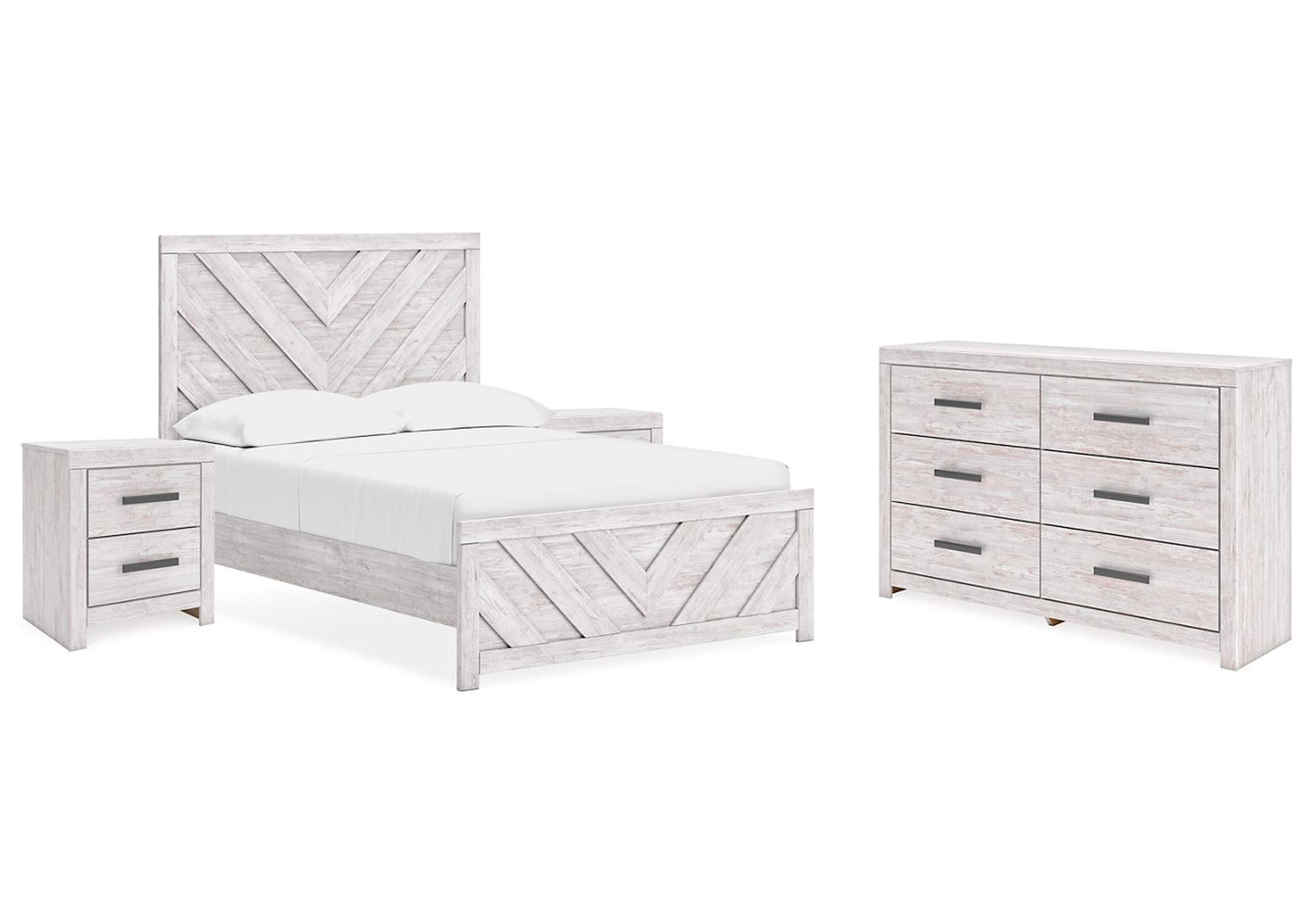 Cayboni Full Panel Bed with Dresser and 2 Nightstands,Signature Design By Ashley