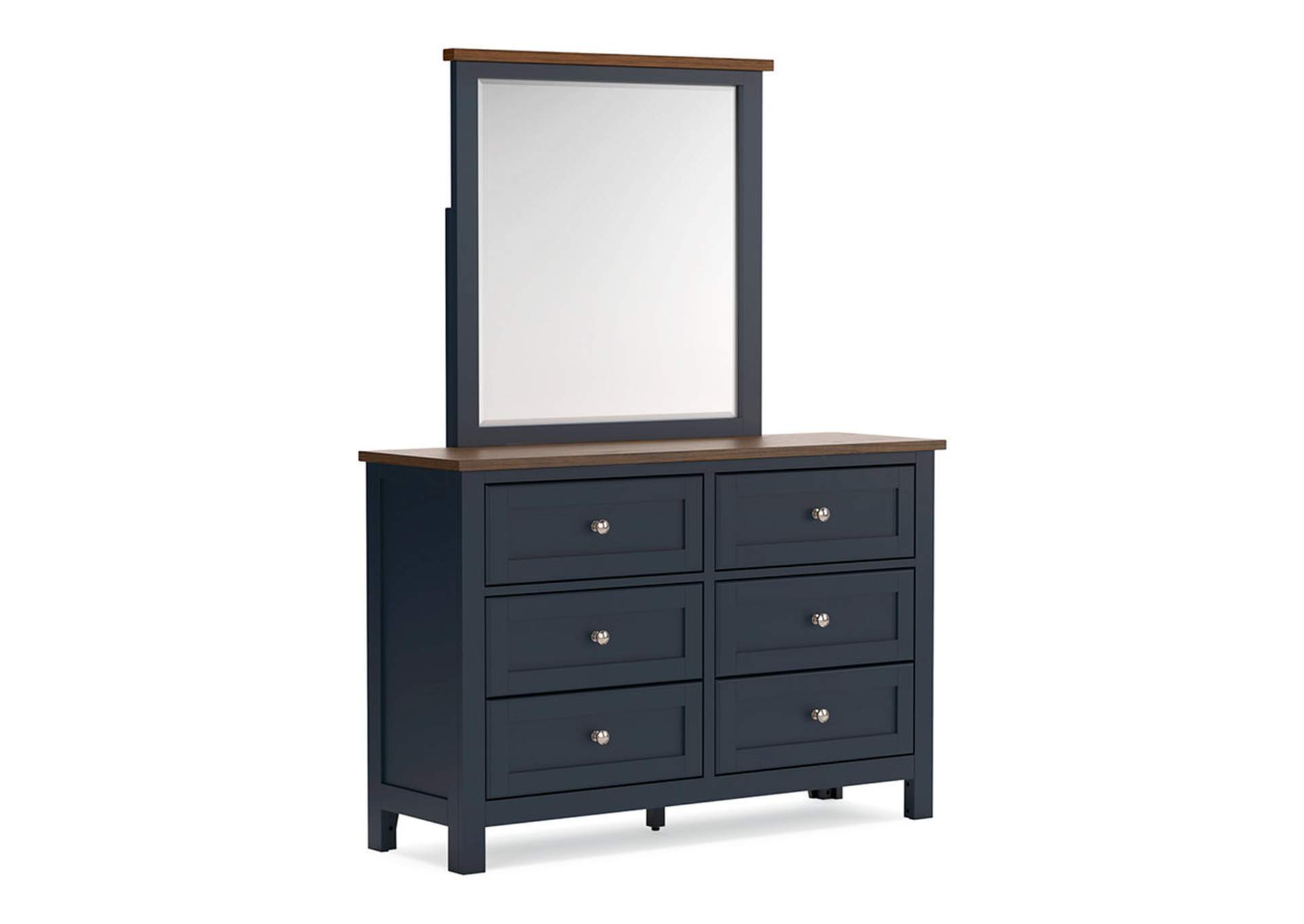 Landocken Full Panel Bed with Mirrored Dresser,Signature Design By Ashley