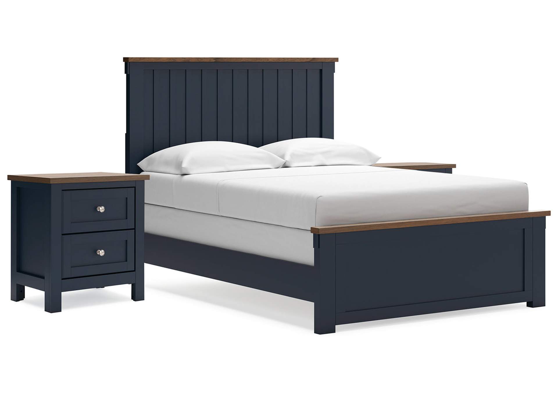 Landocken Full Panel Bed with 2 Nightstands,Signature Design By Ashley