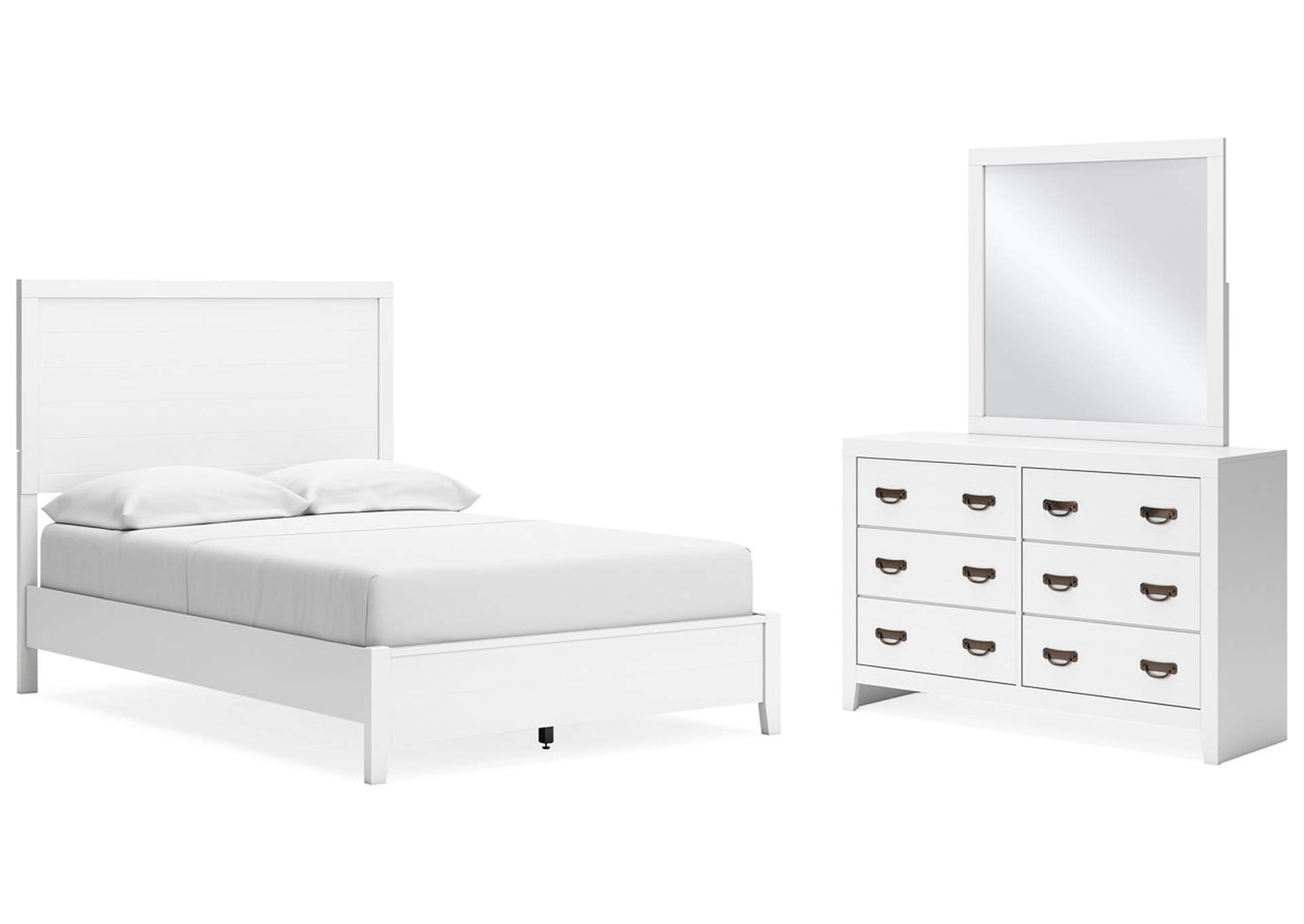 Binterglen Full Panel Bed with Mirrored Dresser,Signature Design By Ashley