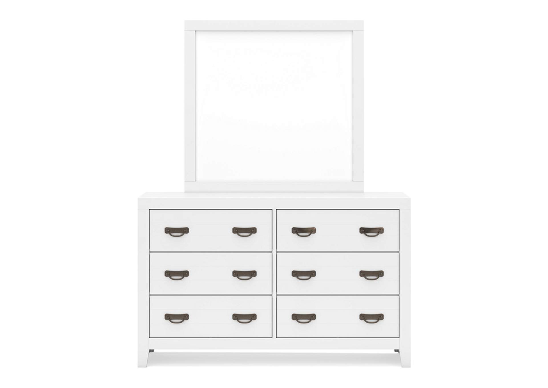 Binterglen Twin Panel Bed with Mirrored Dresser, Chest and Nightstand,Signature Design By Ashley