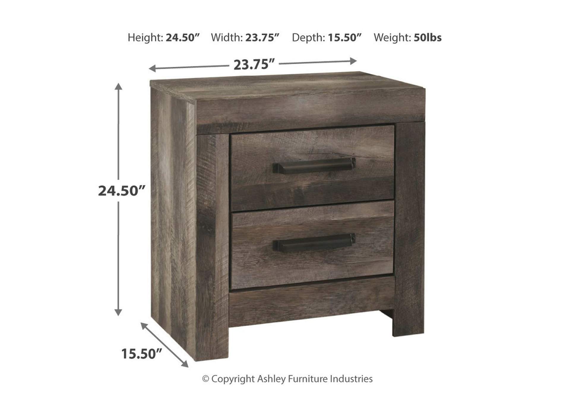 Wynnlow King Poster Bed, Dresser, Mirror and 2 Nightstands,Signature Design By Ashley