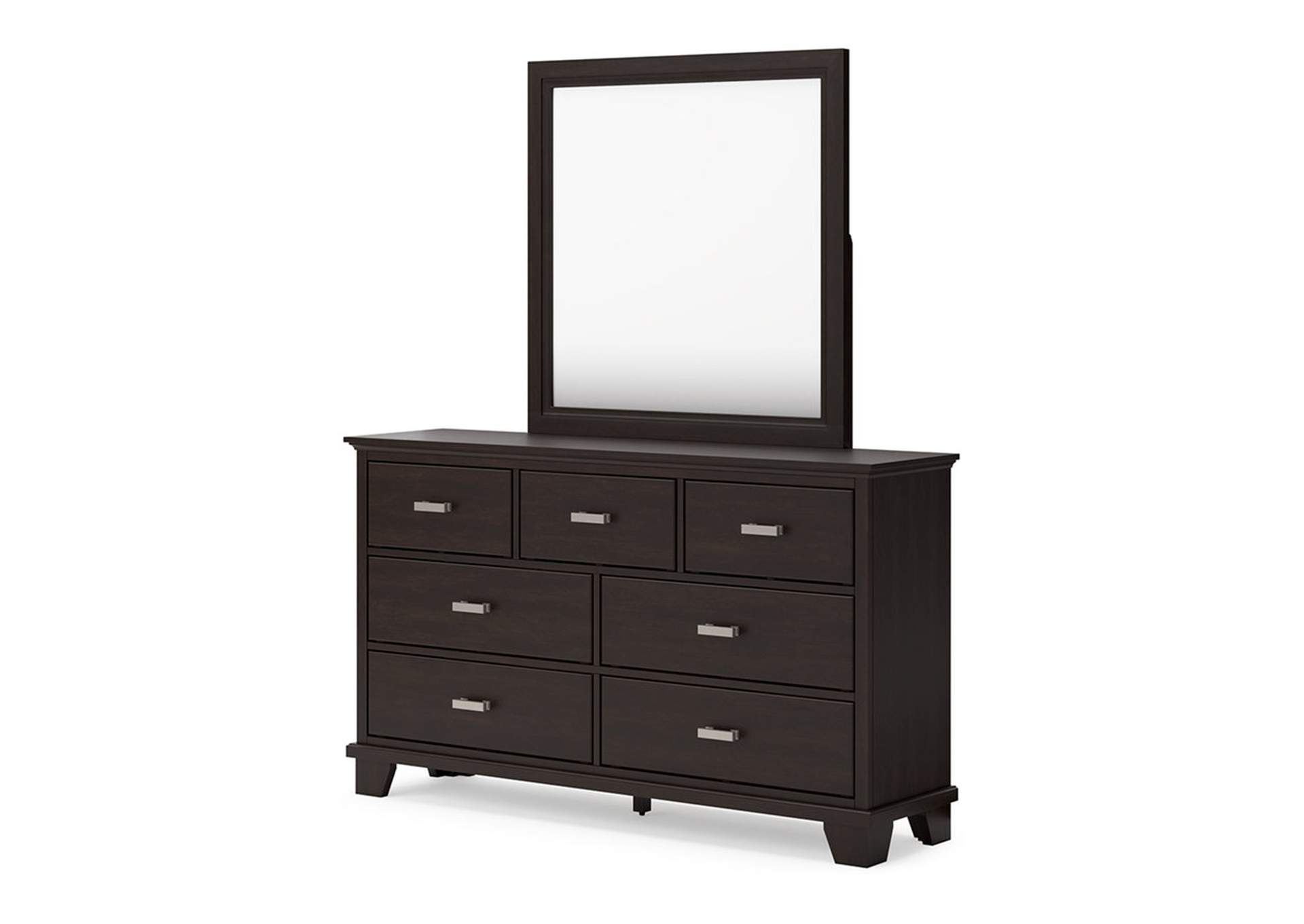 Covetown Twin Panel Bed with Mirrored Dresser,Signature Design By Ashley